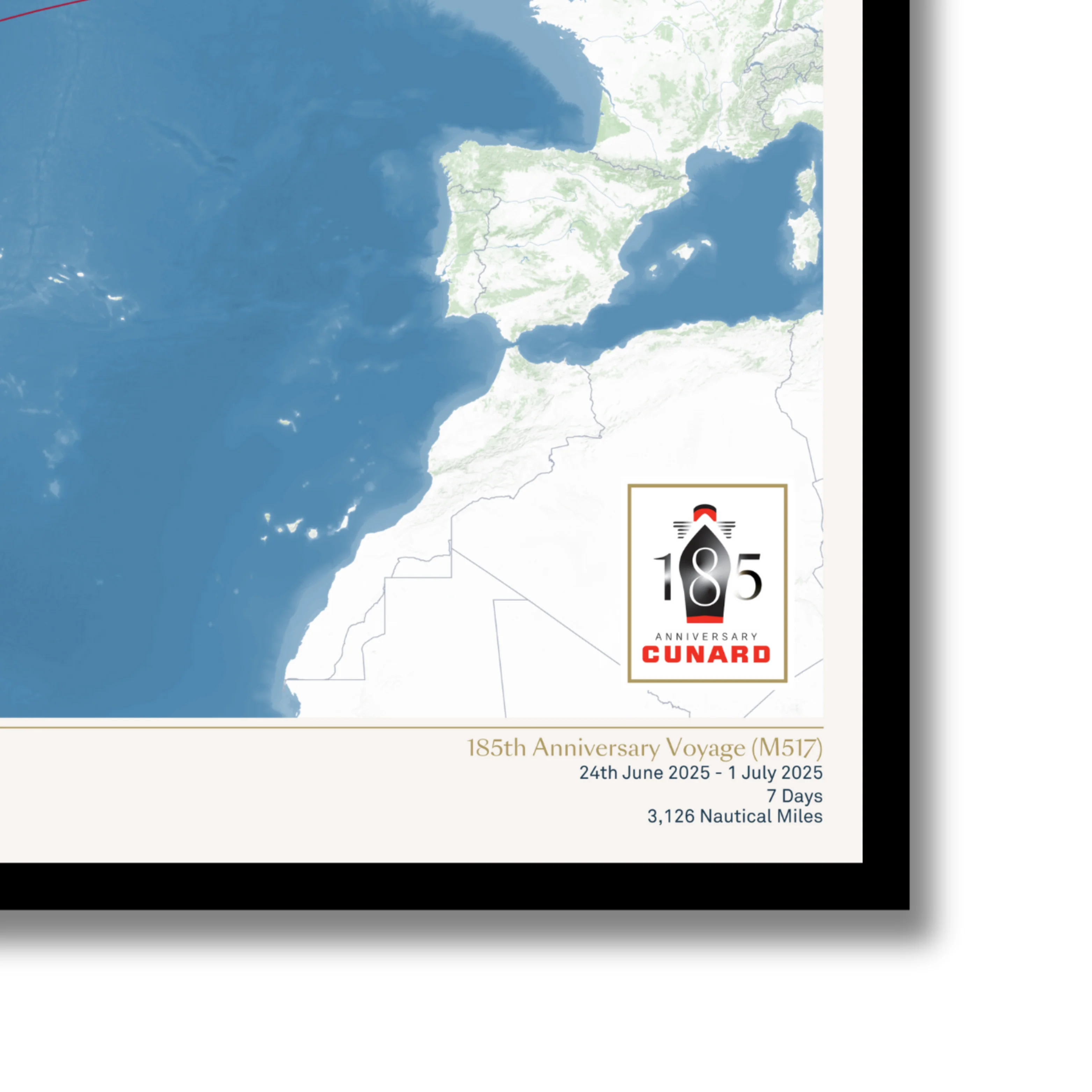 185th Anniversary Voyage Map - Image 3