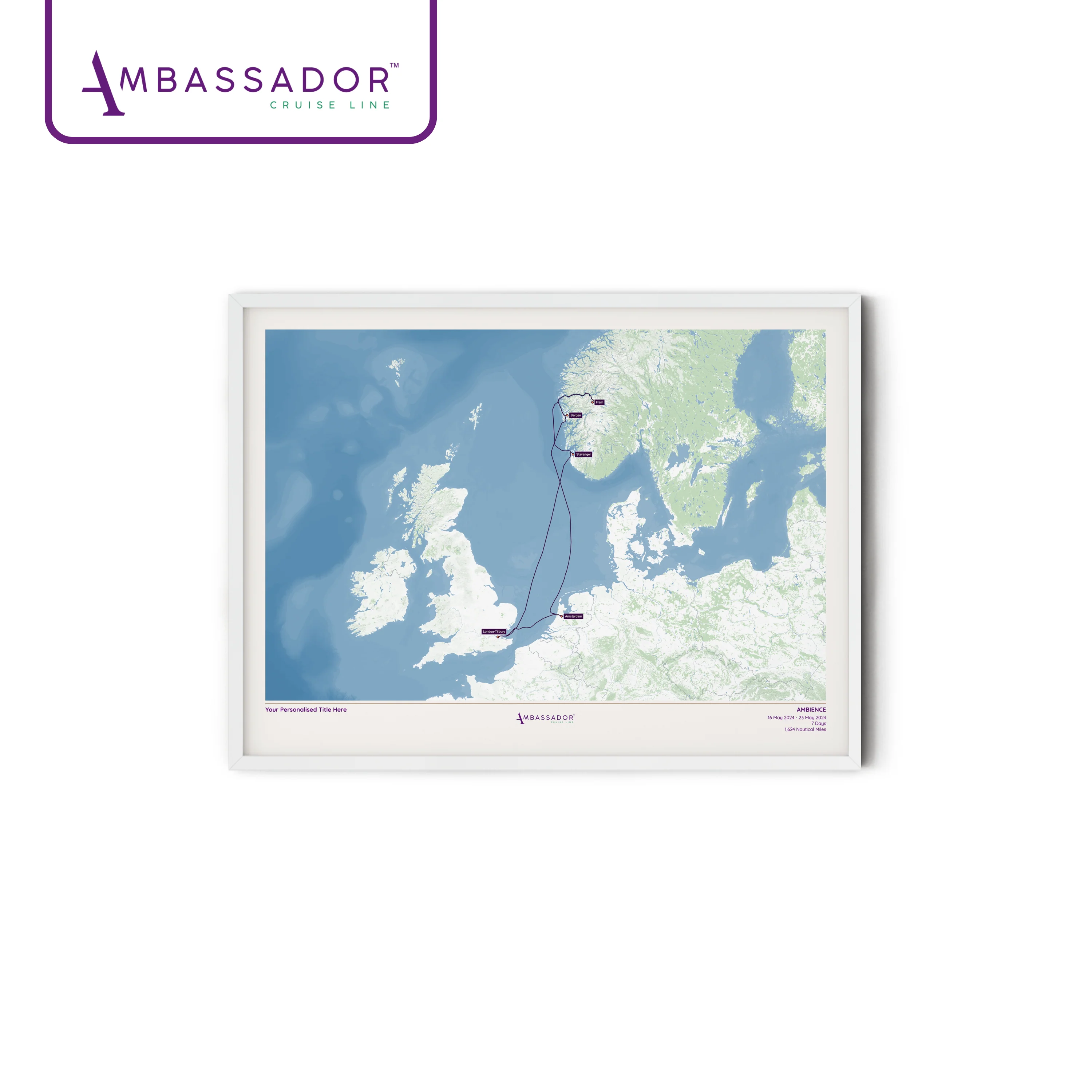 Ambassador Cruise Line Map - Image 14
