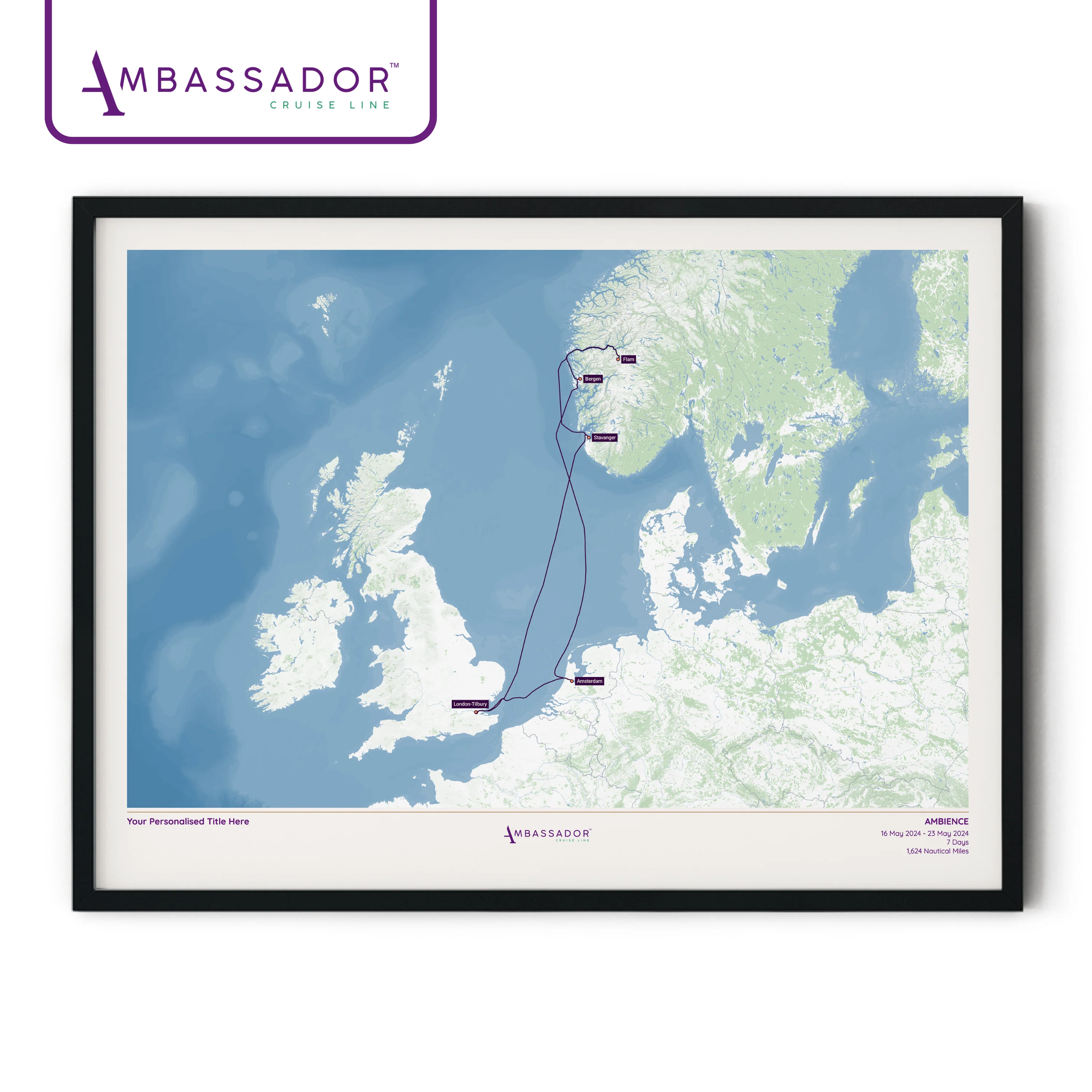 Ambassador Cruise Line Map - Image 16