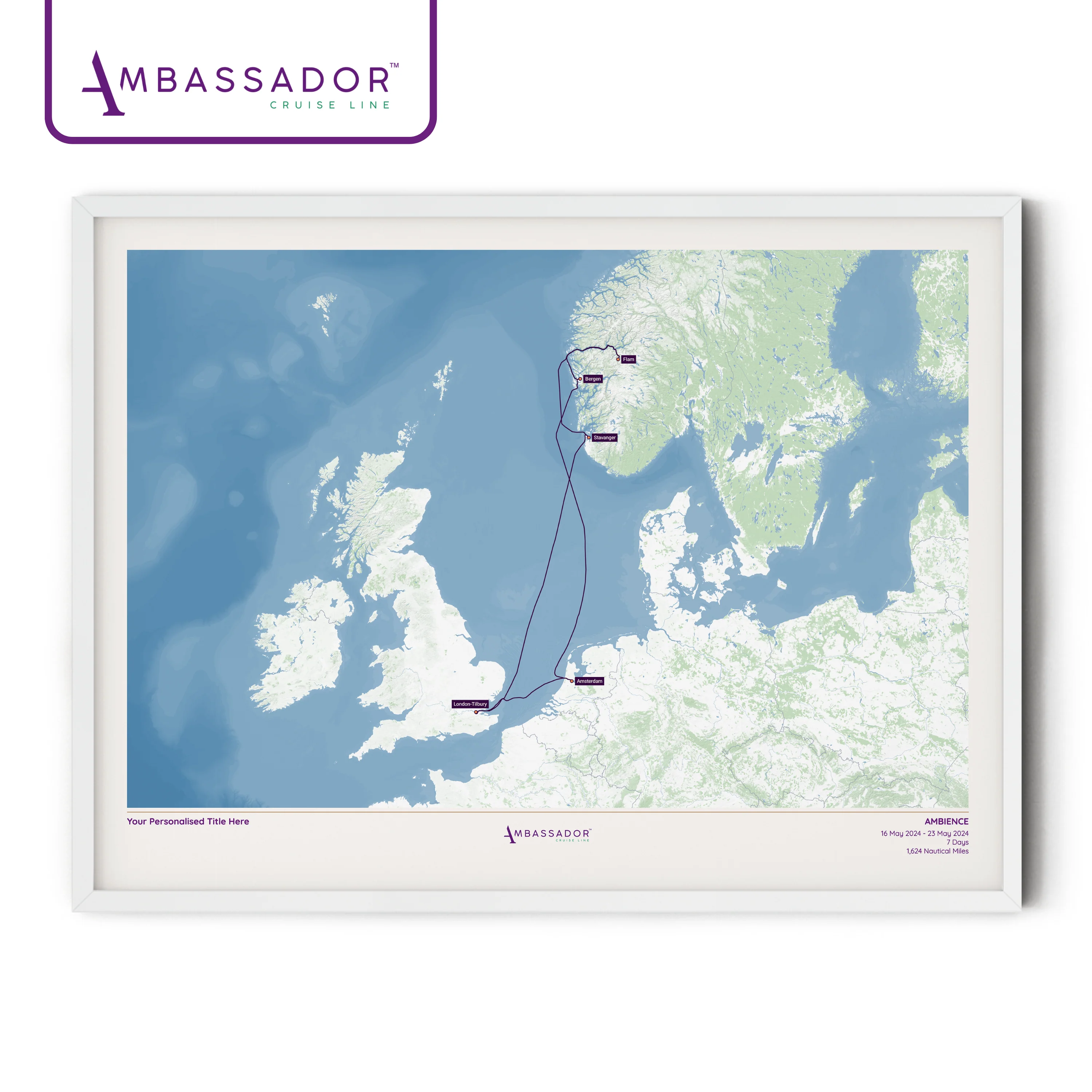 Ambassador Cruise Line Map - Image 18