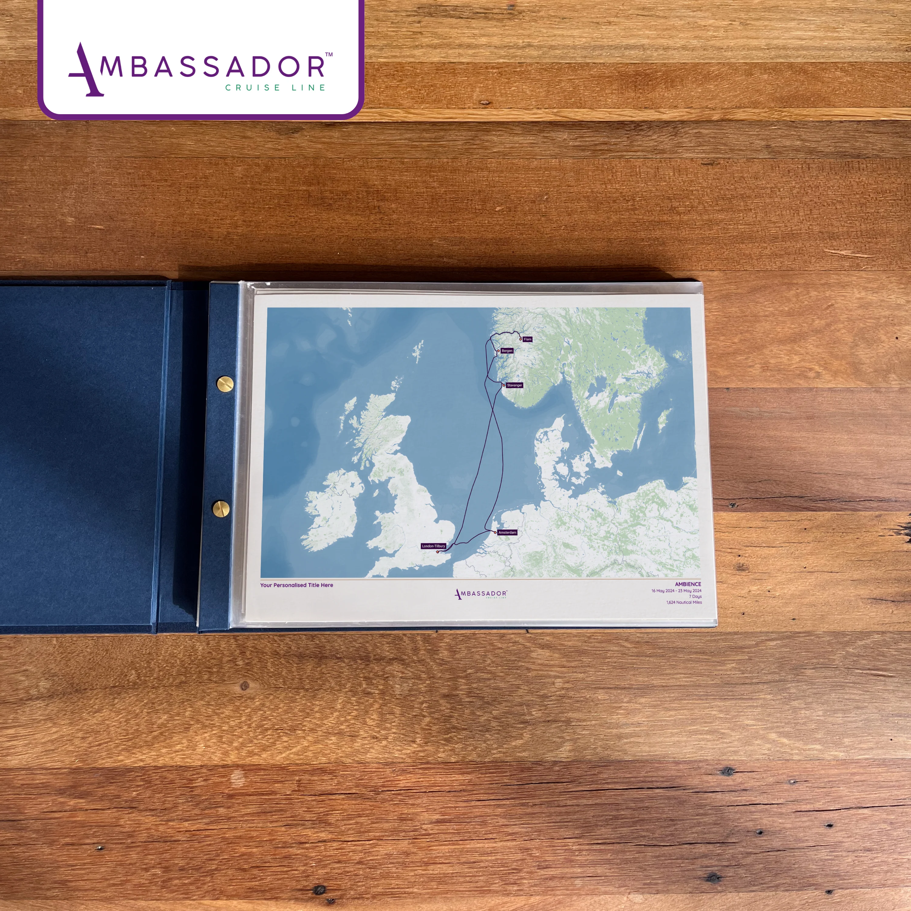 Ambassador Cruise Line Map - Image 19