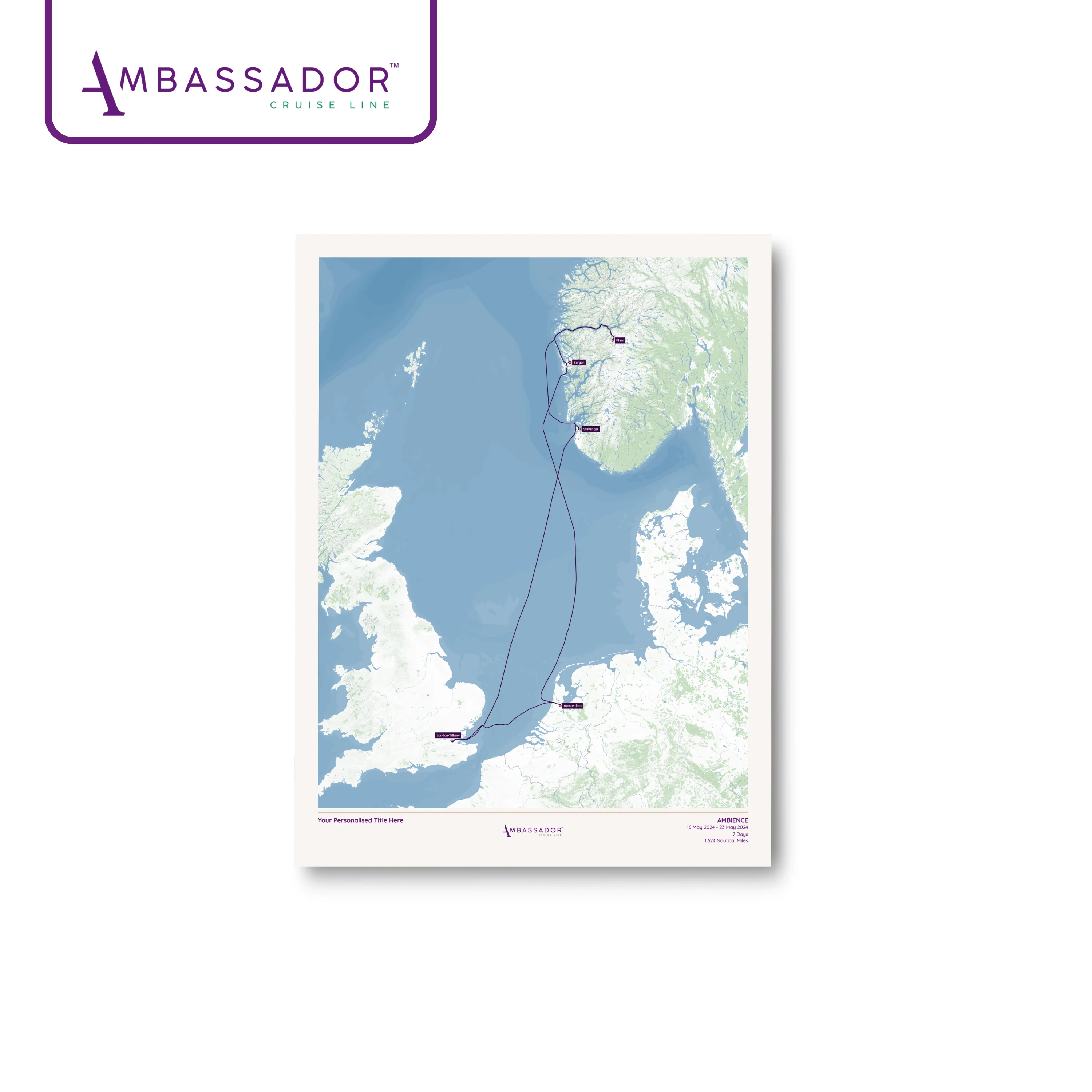 Ambassador Cruise Line Map - Image 20