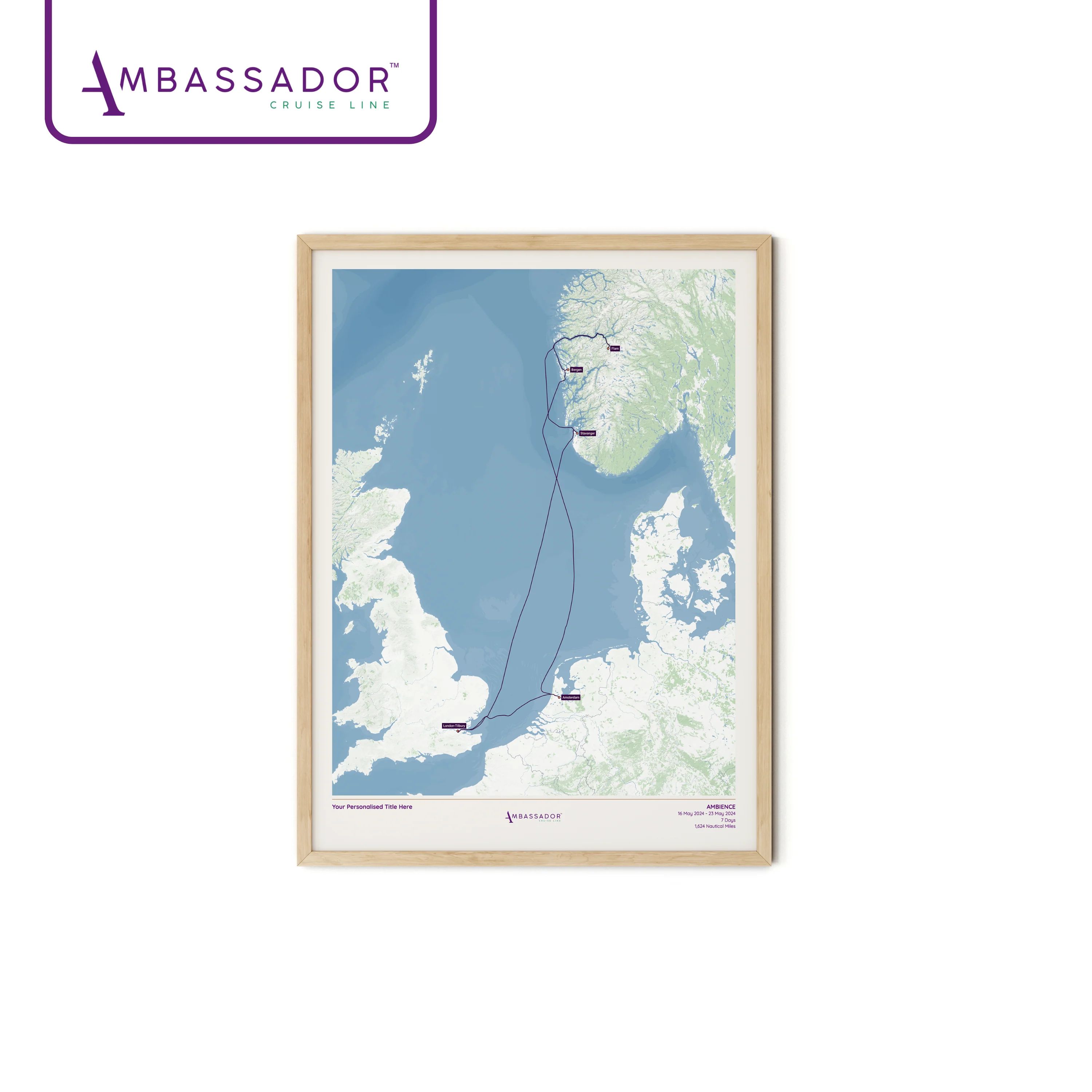 Ambassador Cruise Line Map - Image 22