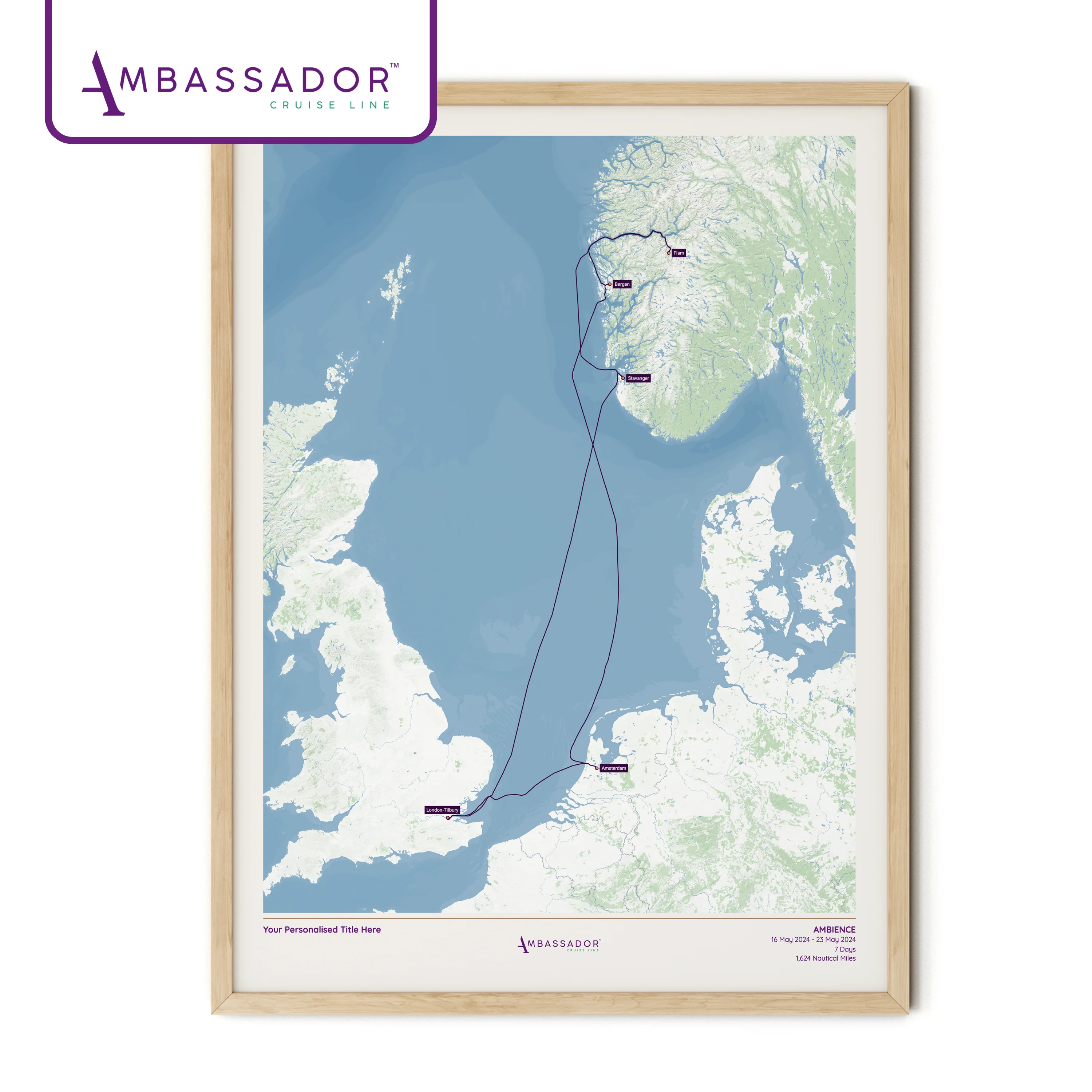 Ambassador Cruise Line Map - Image 26