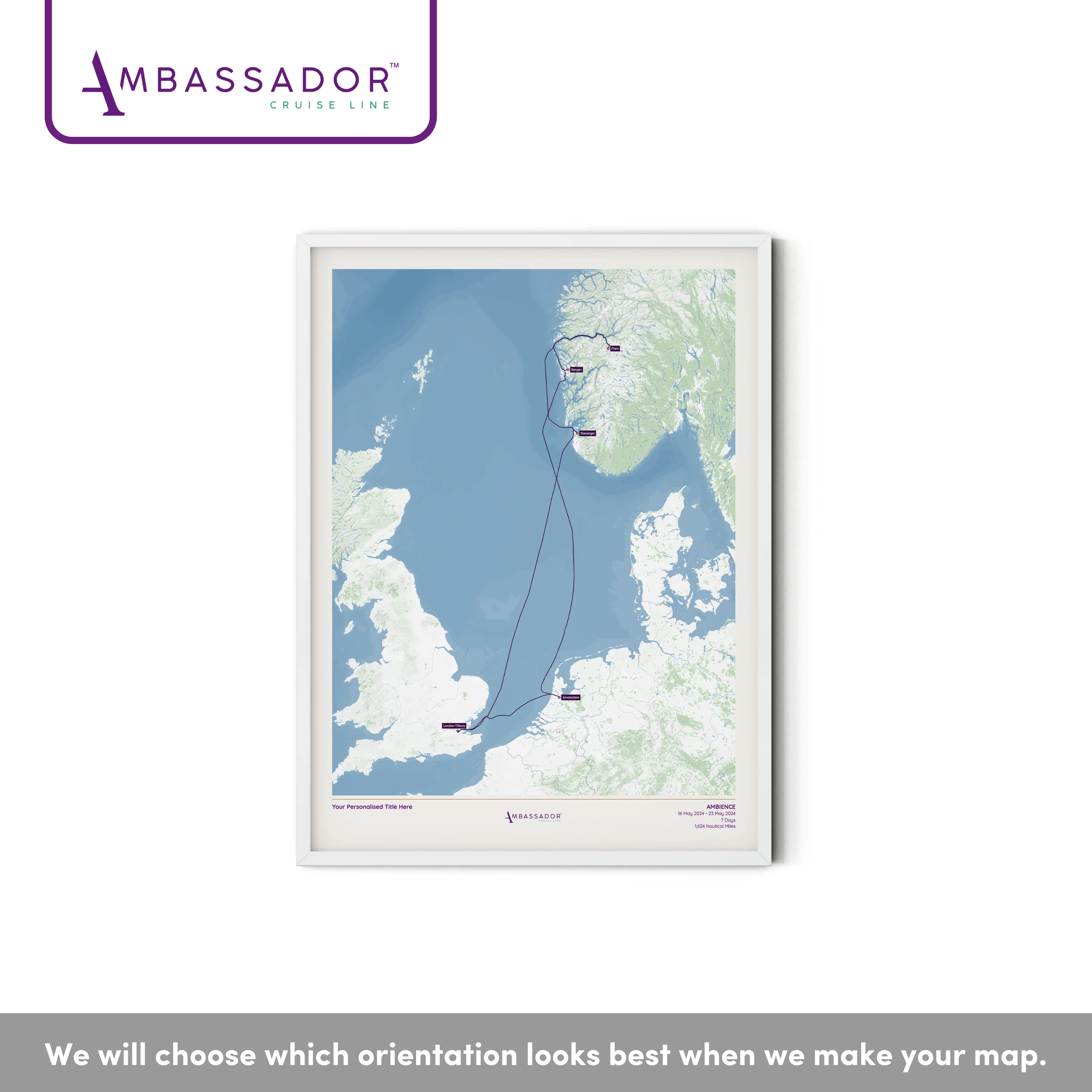 Ambassador Cruise Line Map - Image 32