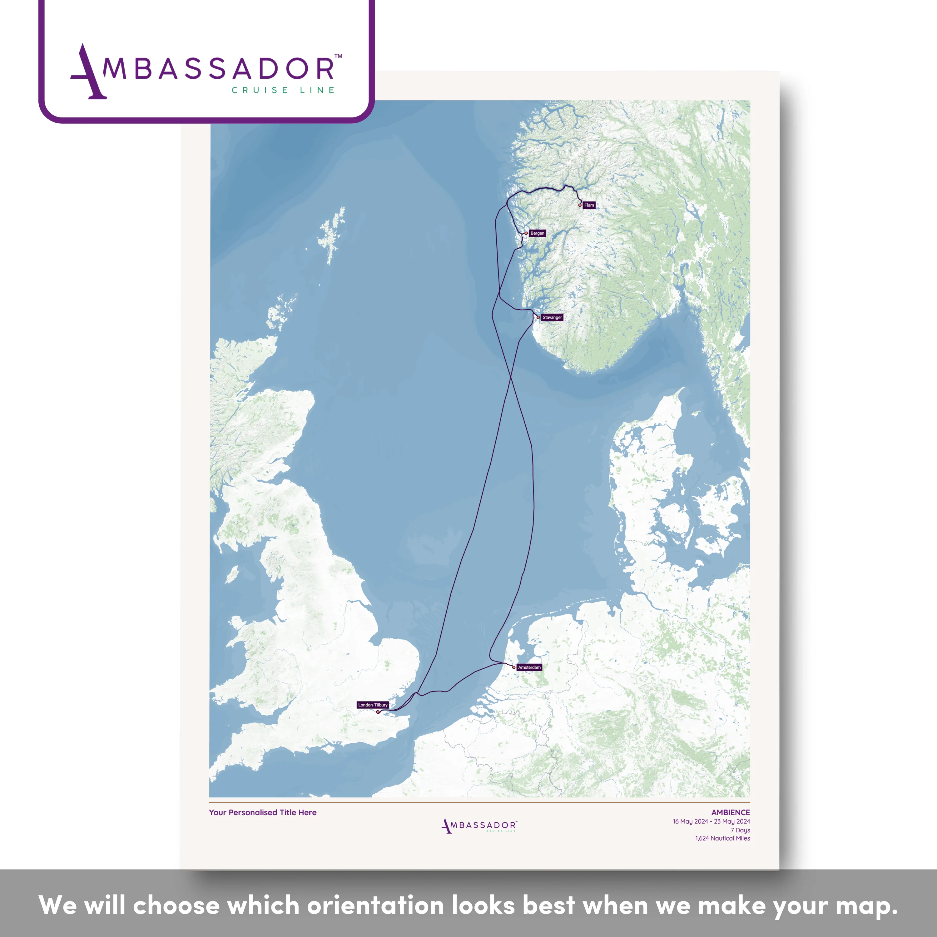 Ambassador Cruise Line Map - Image 33