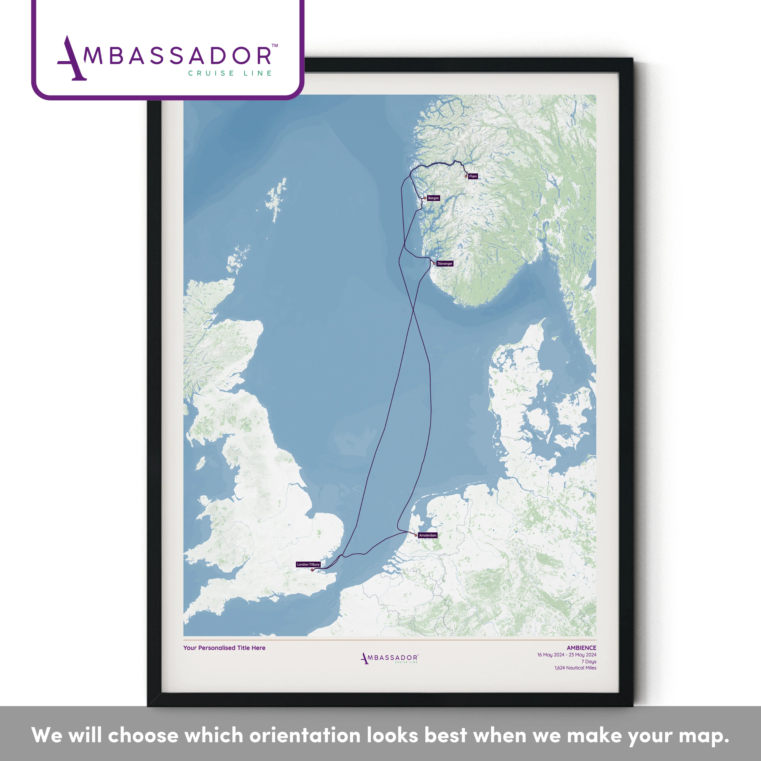 Ambassador Cruise Line Map - Image 34