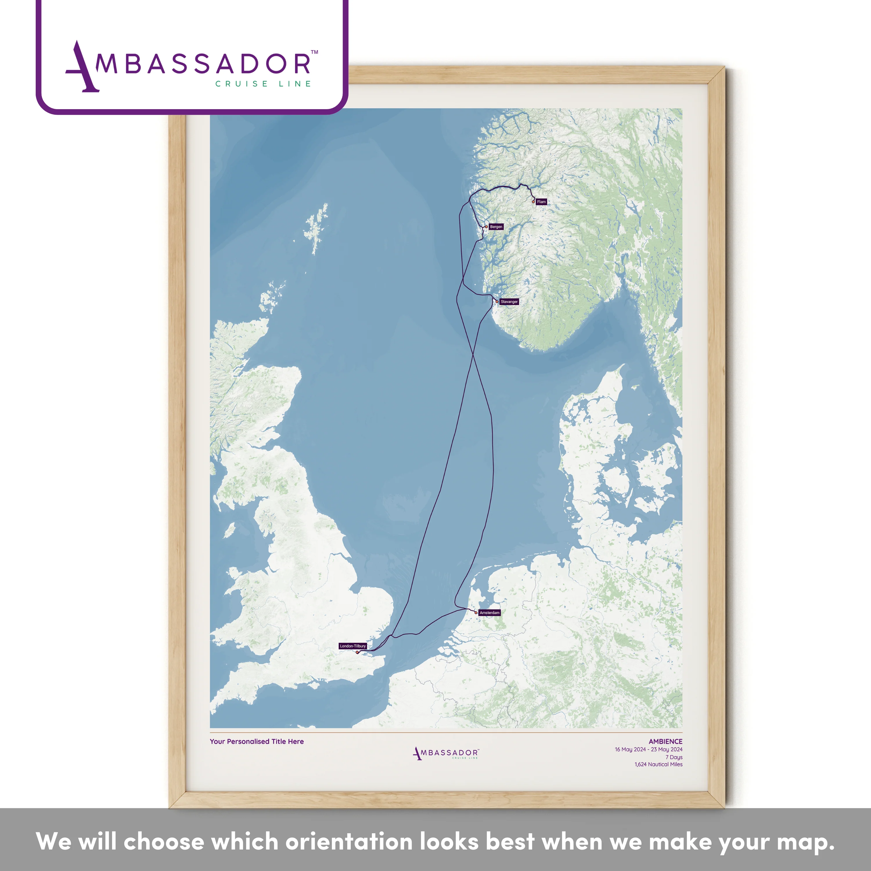 Ambassador Cruise Line Map - Image 35