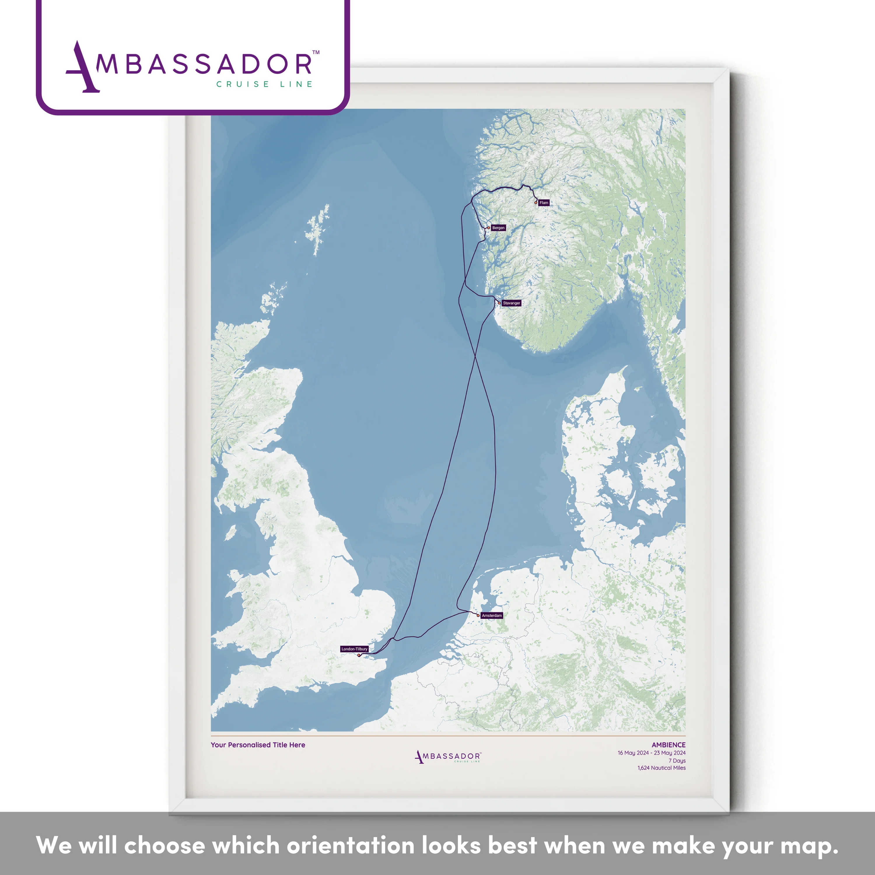 Ambassador Cruise Line Map - Image 36