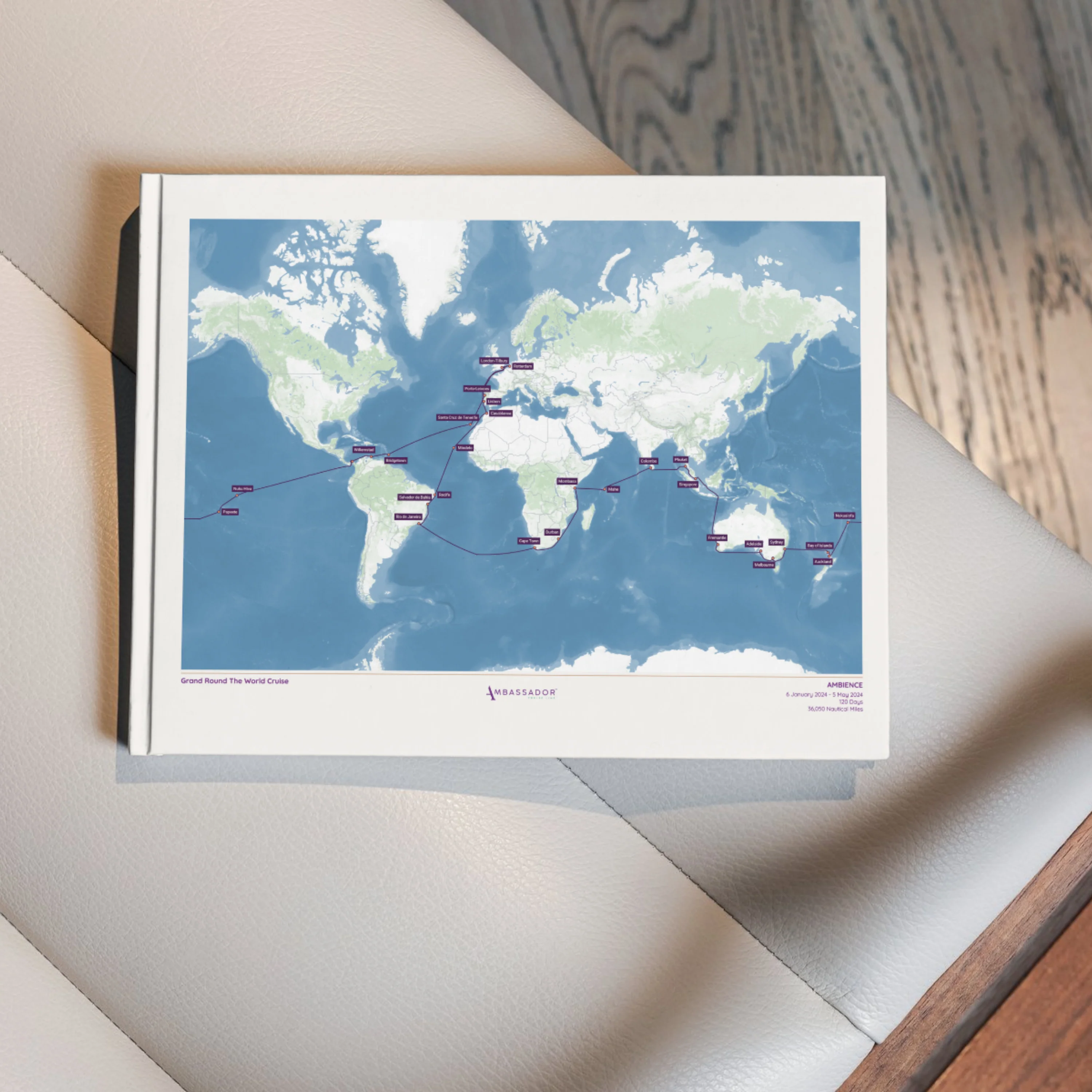 Ambassador Cruise Line Digital Map - Image 3