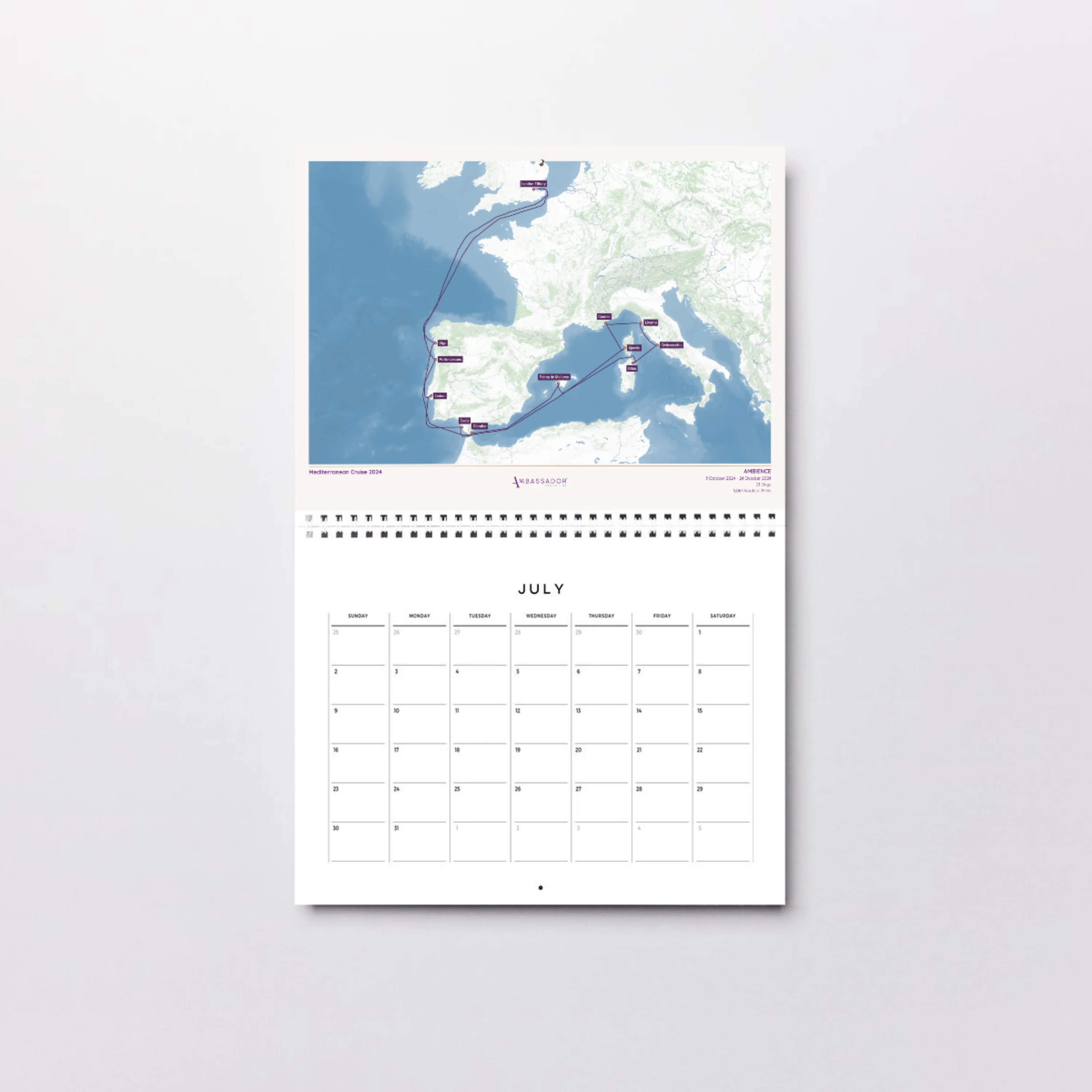 Ambassador Cruise Line Digital Map - Image 4