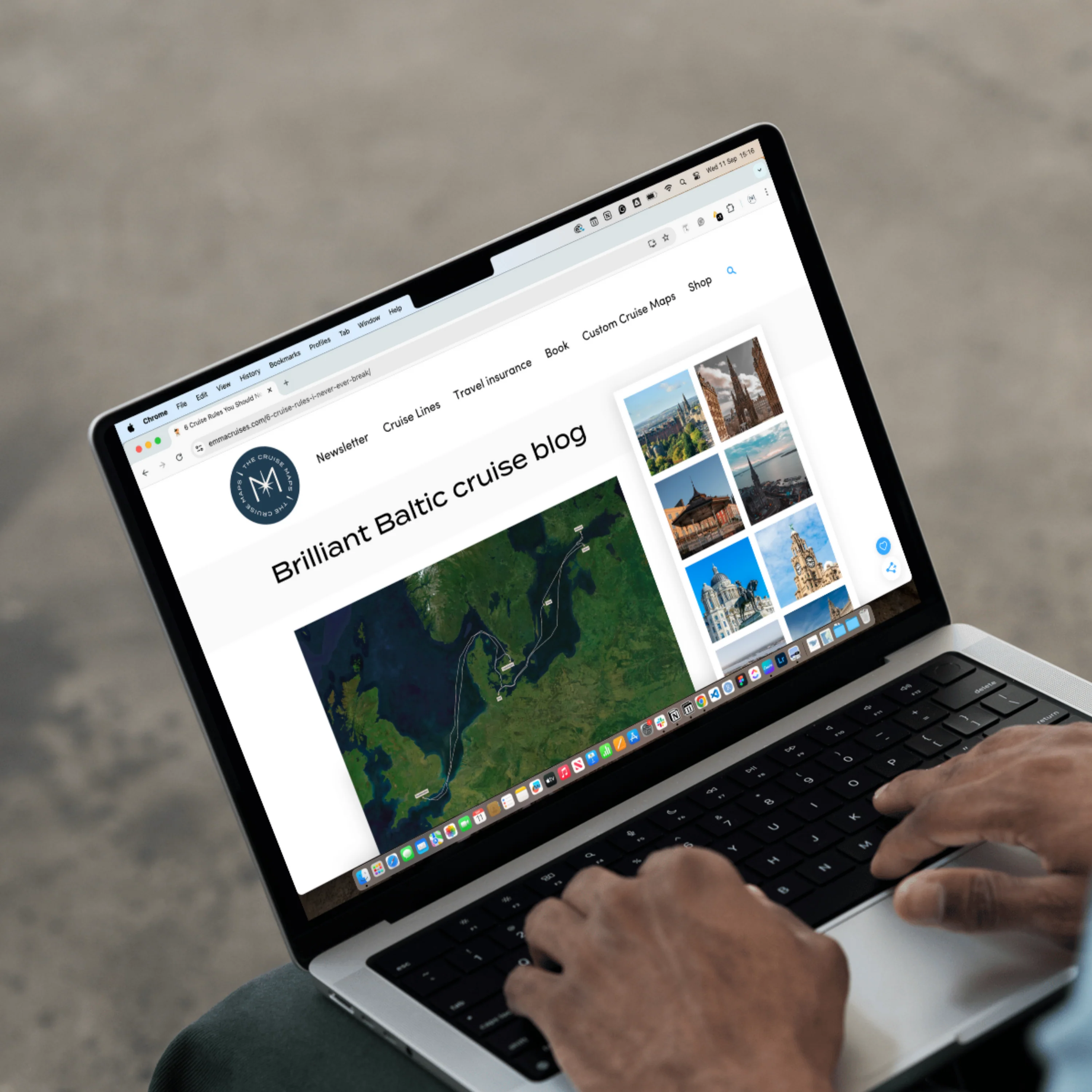 Ambassador Cruise Line Digital Map - Satellite - Image 5