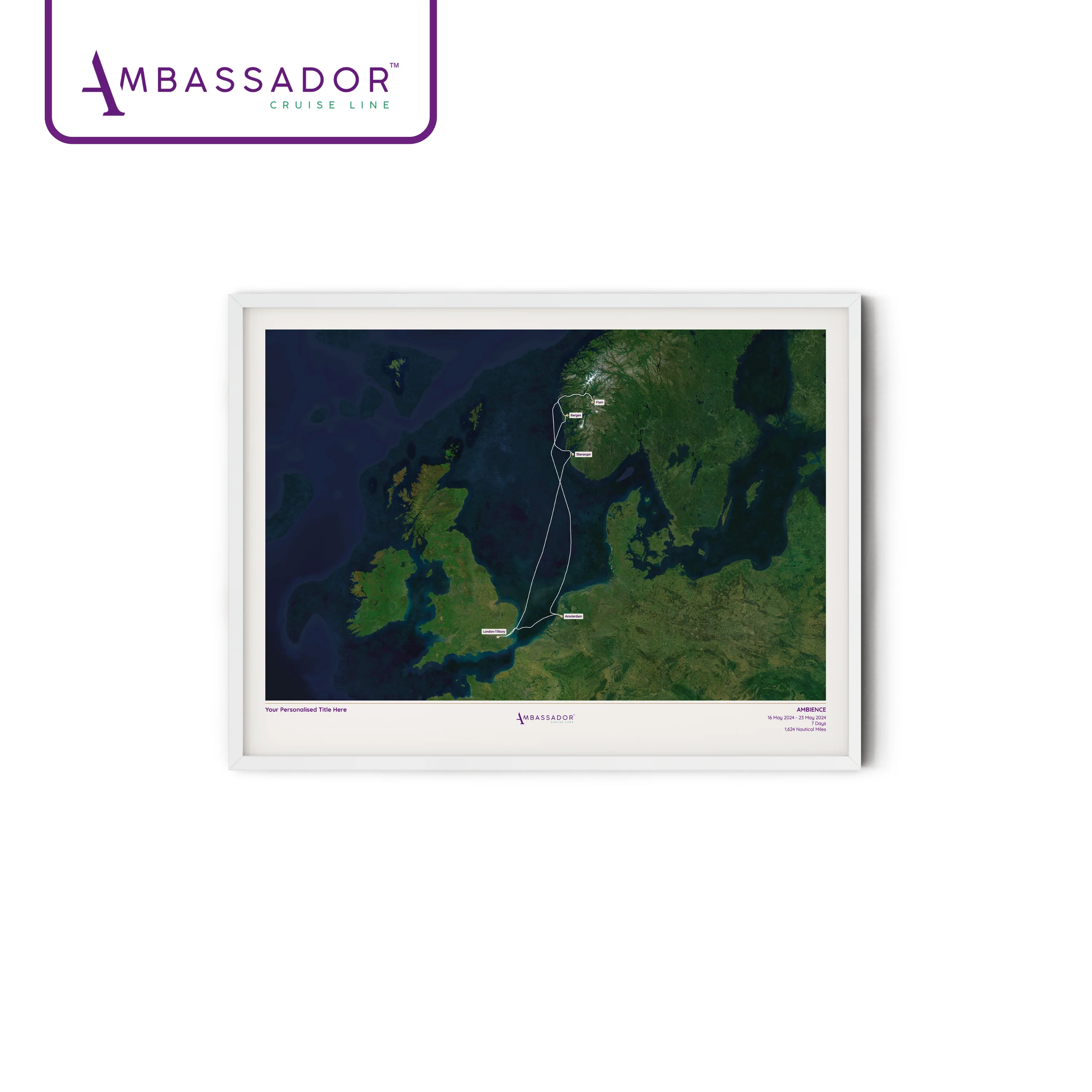Ambassador Cruise Line Map - Satellite - Image 14
