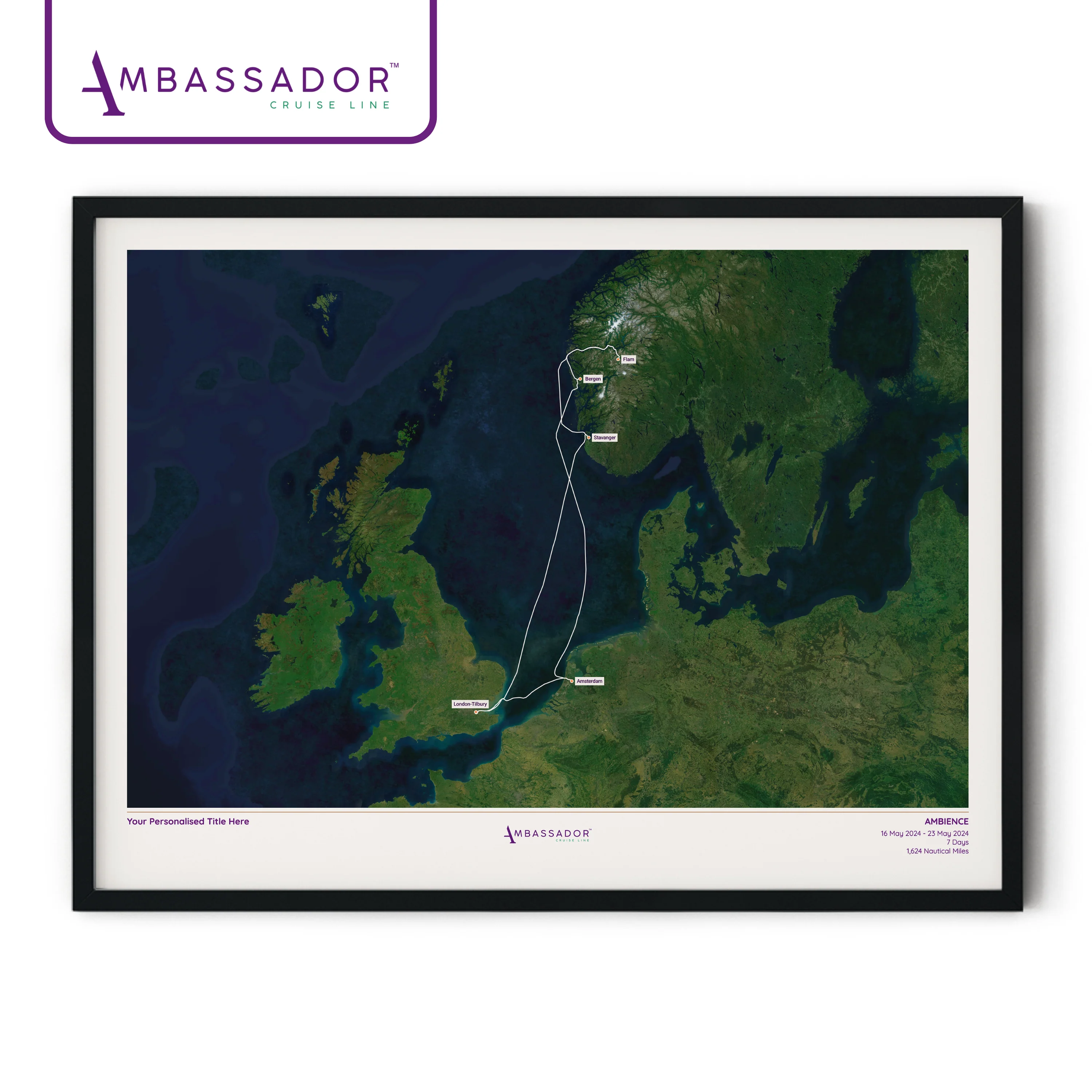 Ambassador Cruise Line Map - Satellite - Image 16