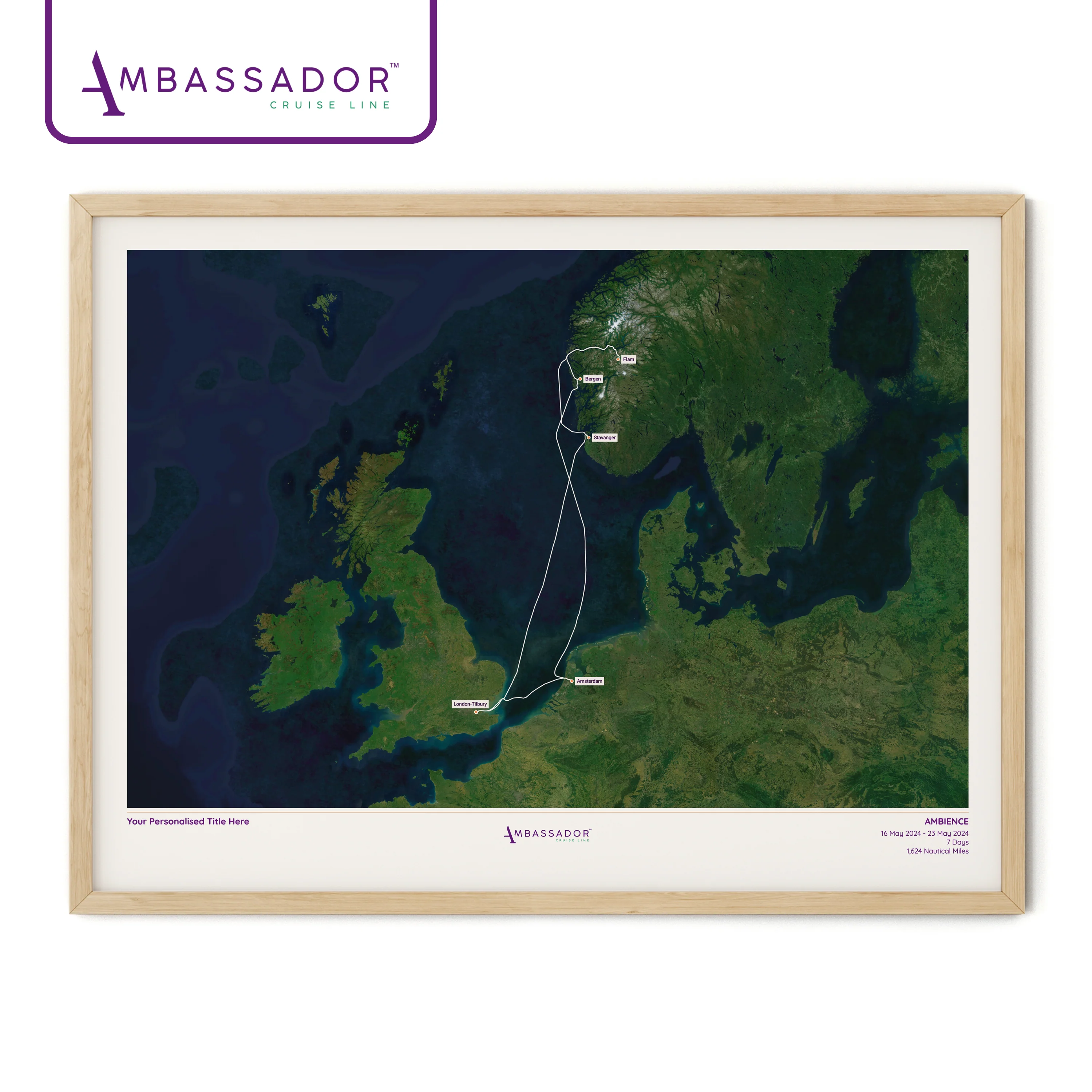 Ambassador Cruise Line Map - Satellite - Image 17