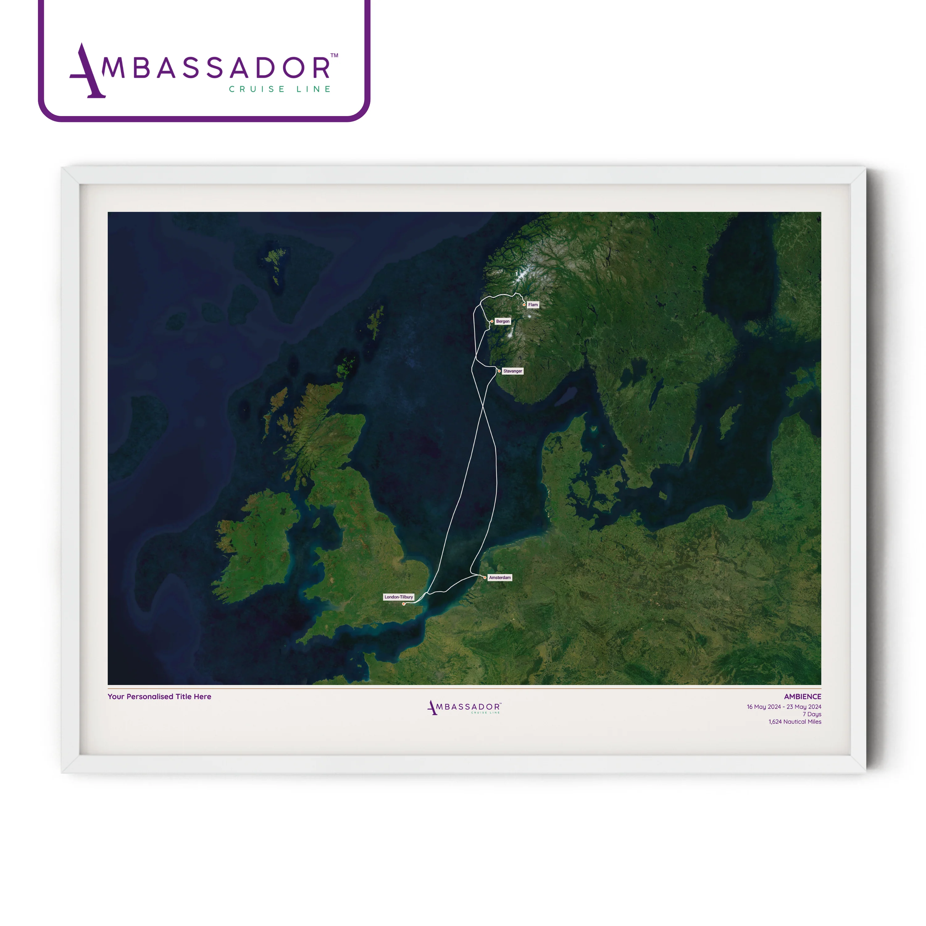 Ambassador Cruise Line Map - Satellite - Image 18