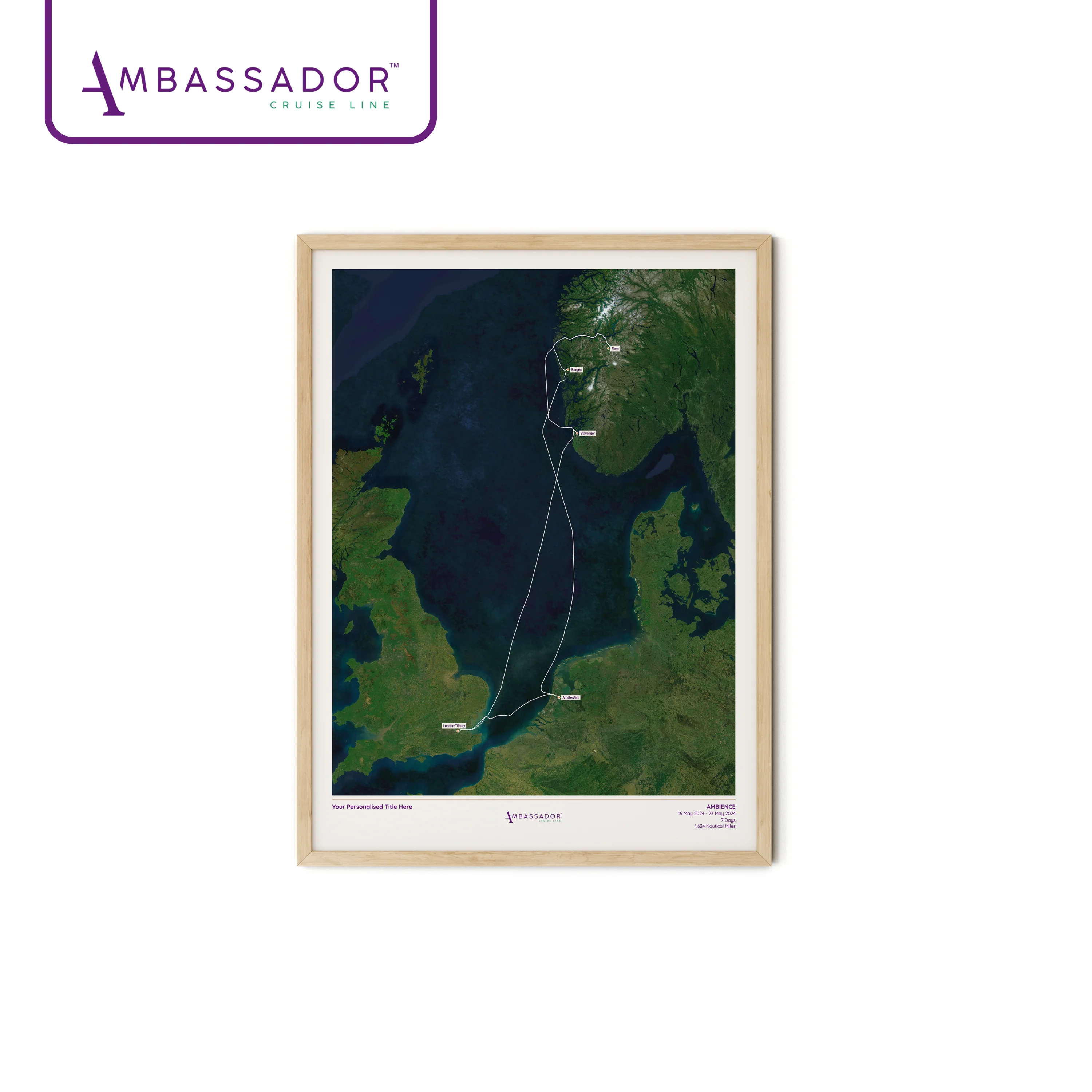 Ambassador Cruise Line Map - Satellite - Image 22