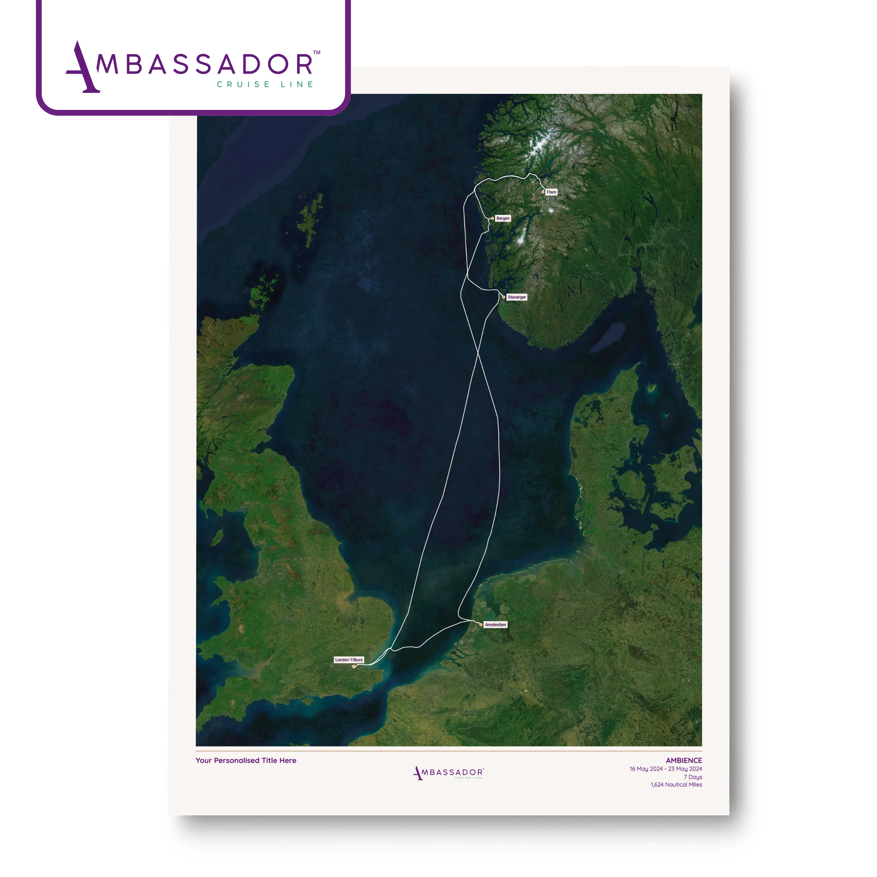 Ambassador Cruise Line Map - Satellite - Image 24