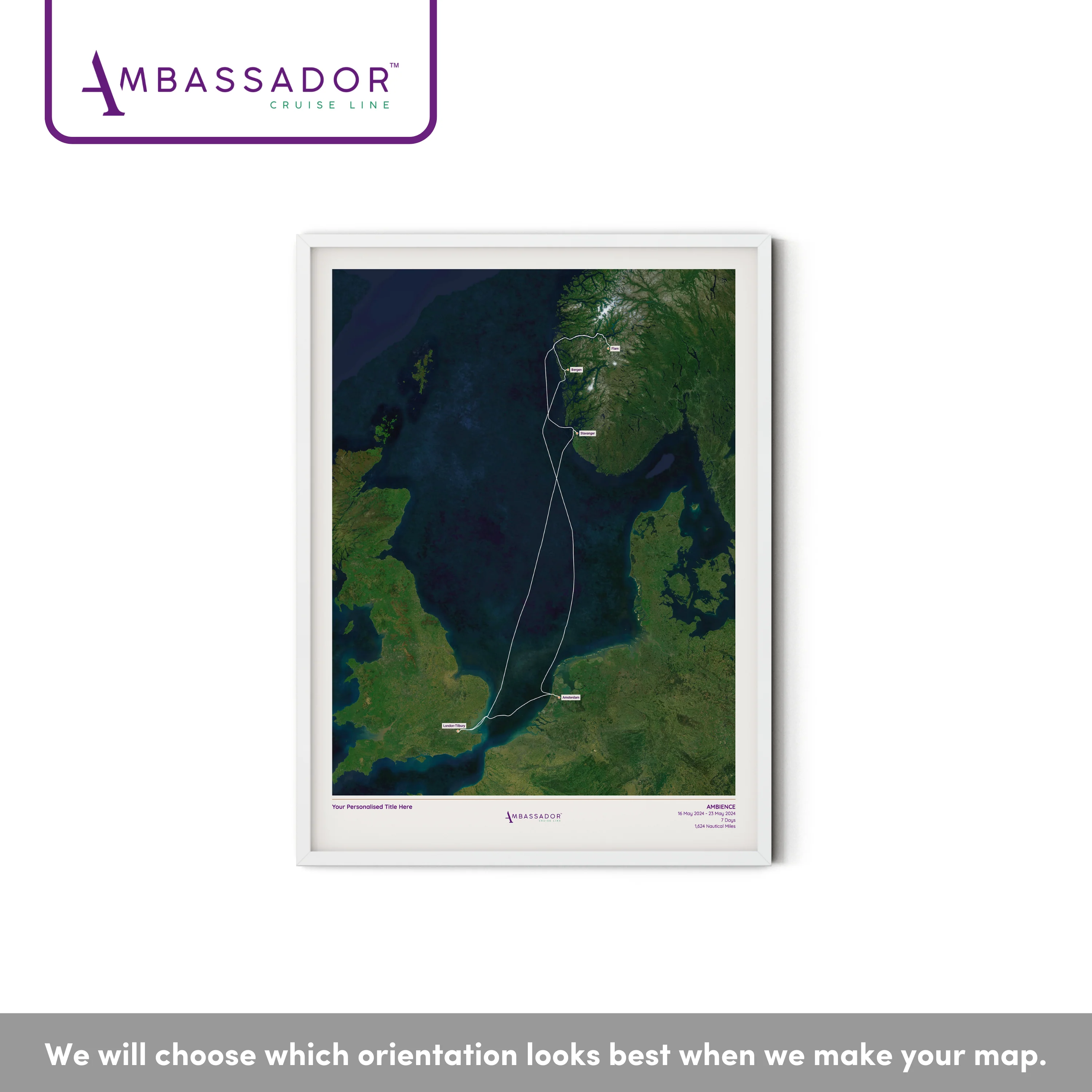 Ambassador Cruise Line Map - Satellite - Image 32