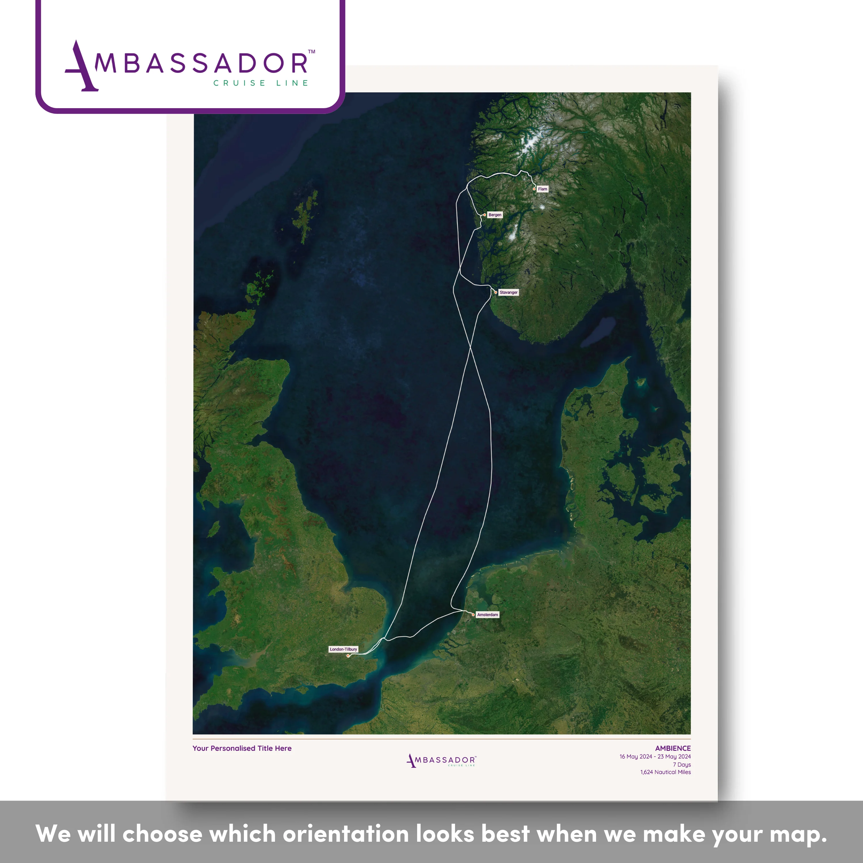 Ambassador Cruise Line Map - Satellite - Image 33