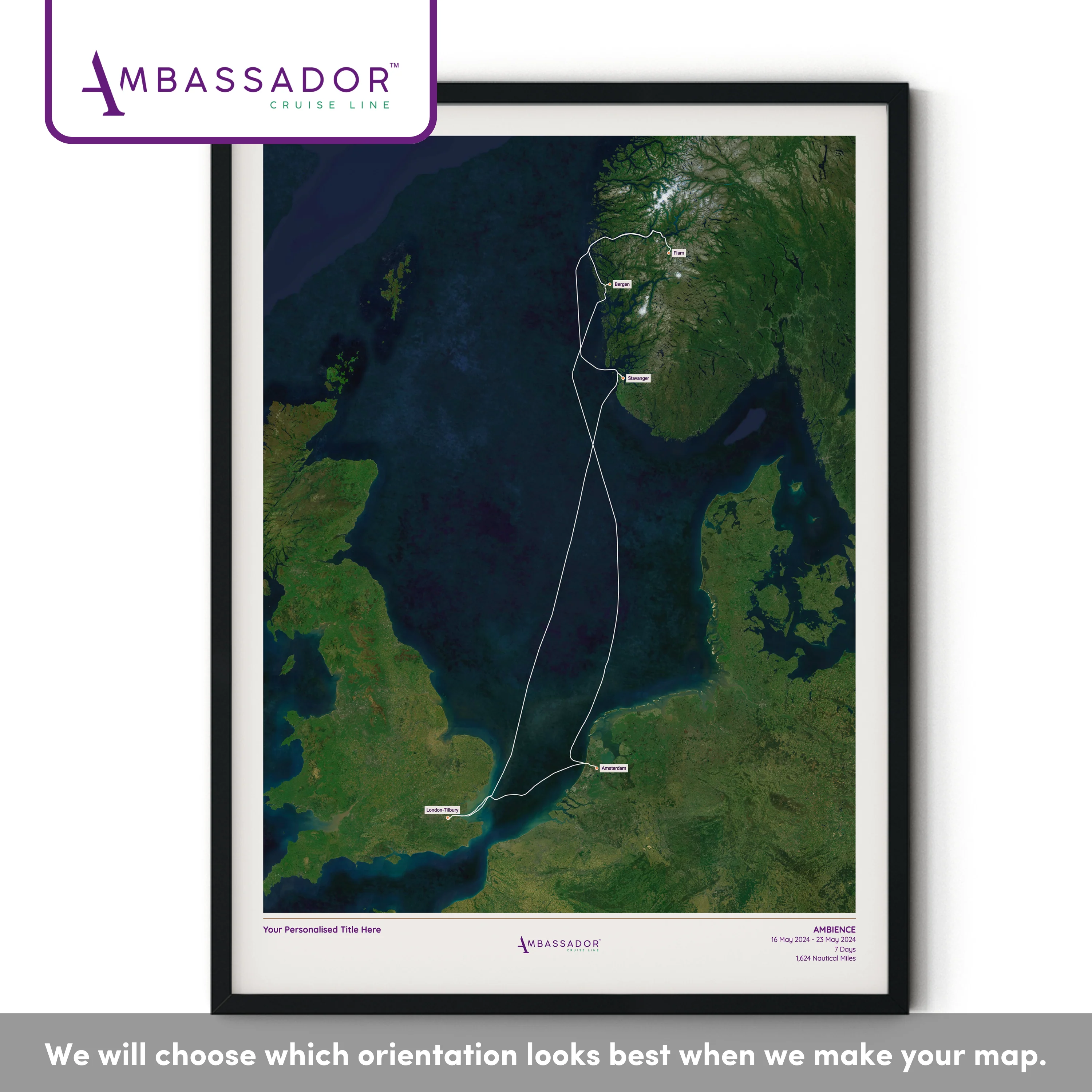 Ambassador Cruise Line Map - Satellite - Image 34