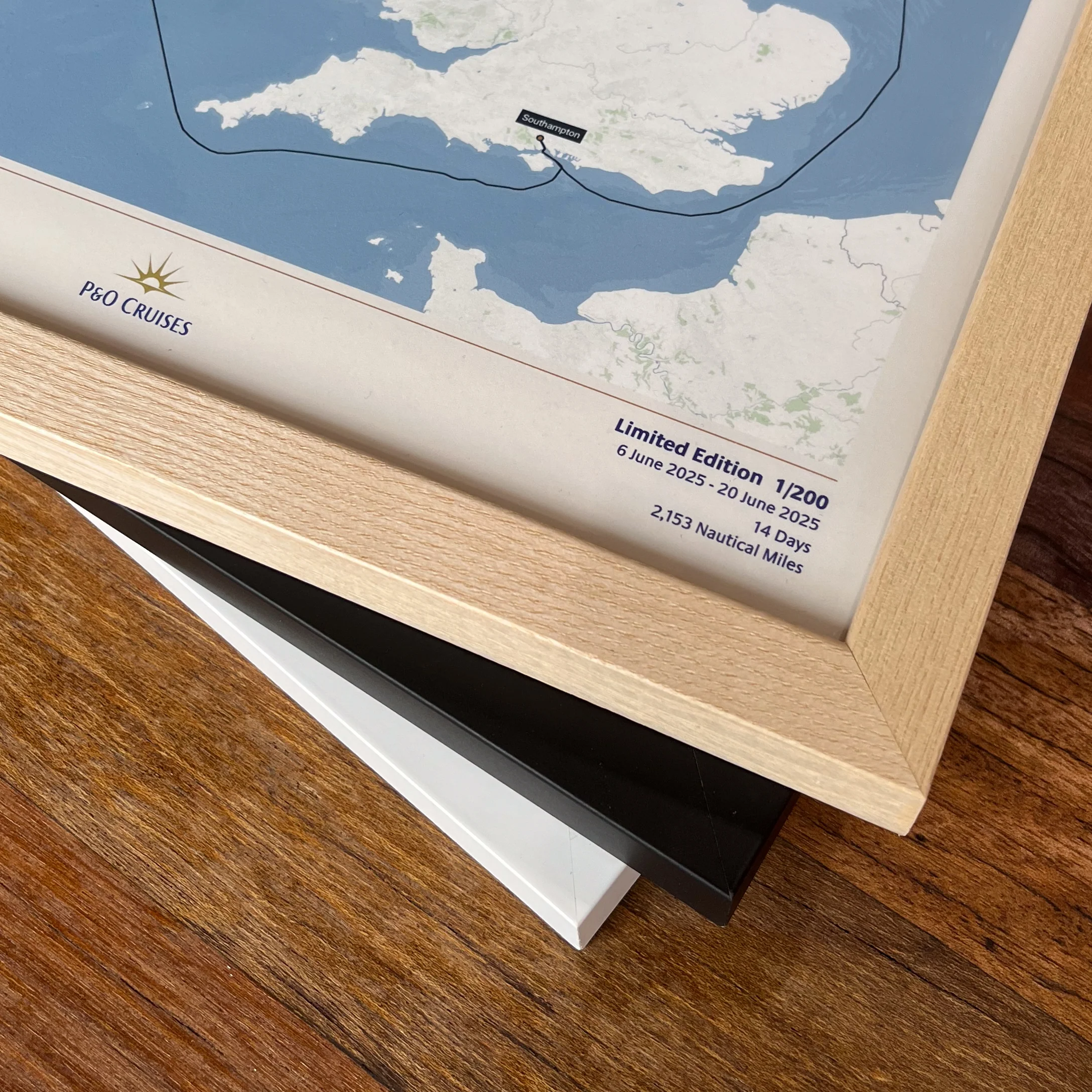 Limited Edition Britannia 10-Year Anniversary Celebration Cruise Map - Image 3