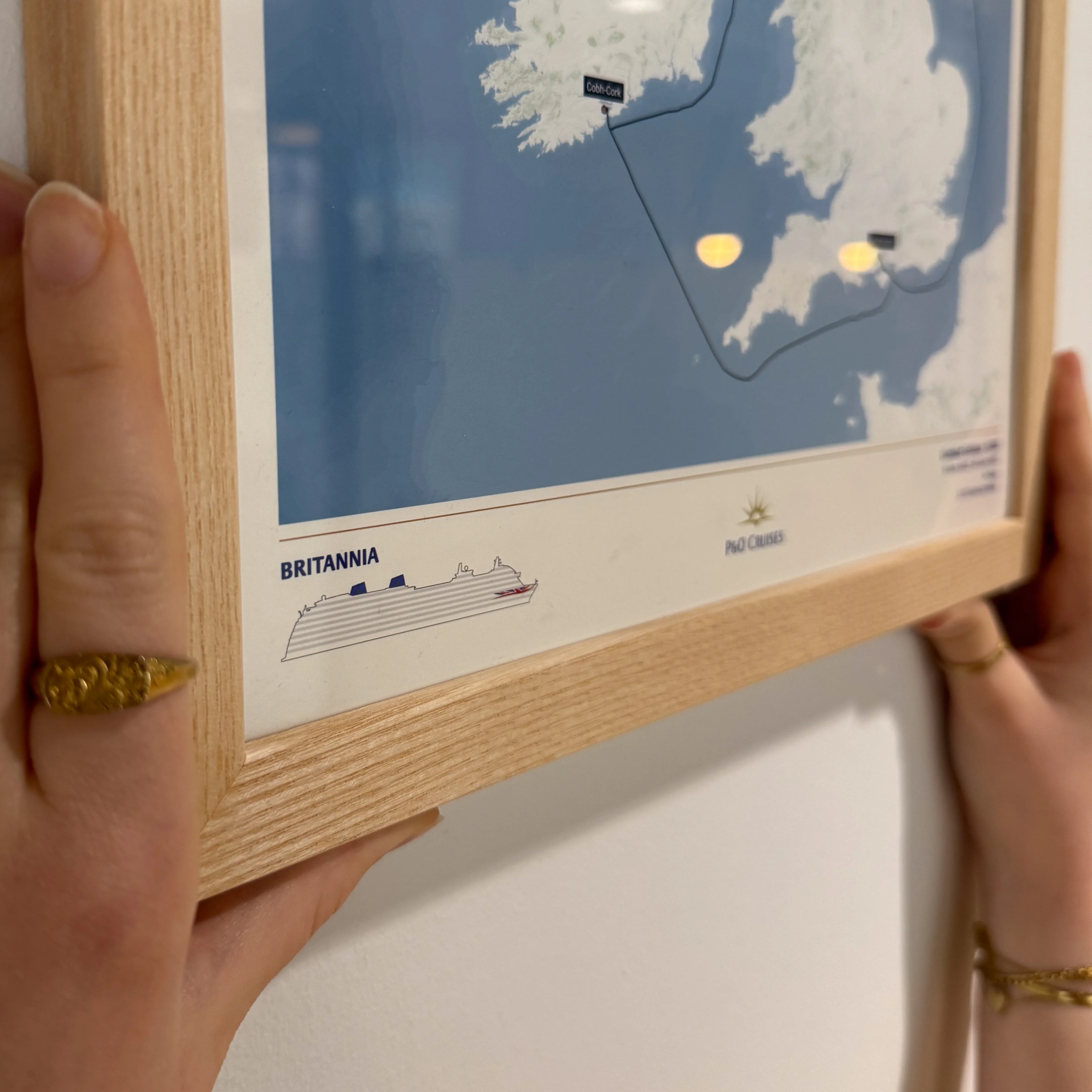 Limited Edition Britannia 10-Year Anniversary Celebration Cruise Map - Image 5