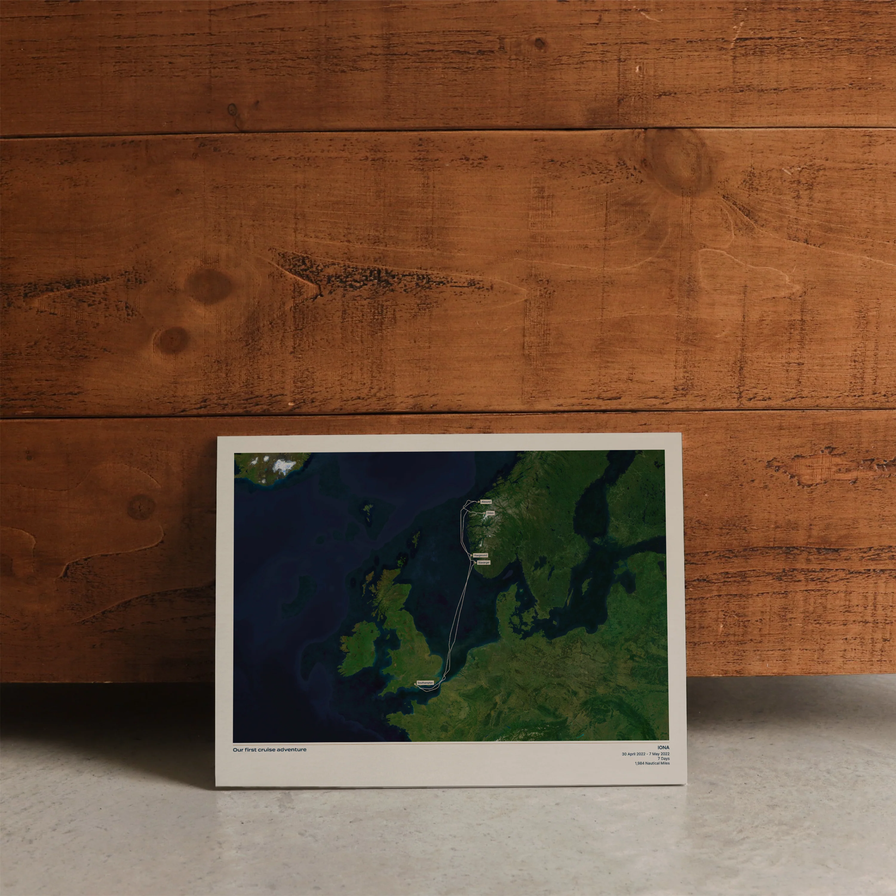 Custom Cruise Map - Satellite - Image 12