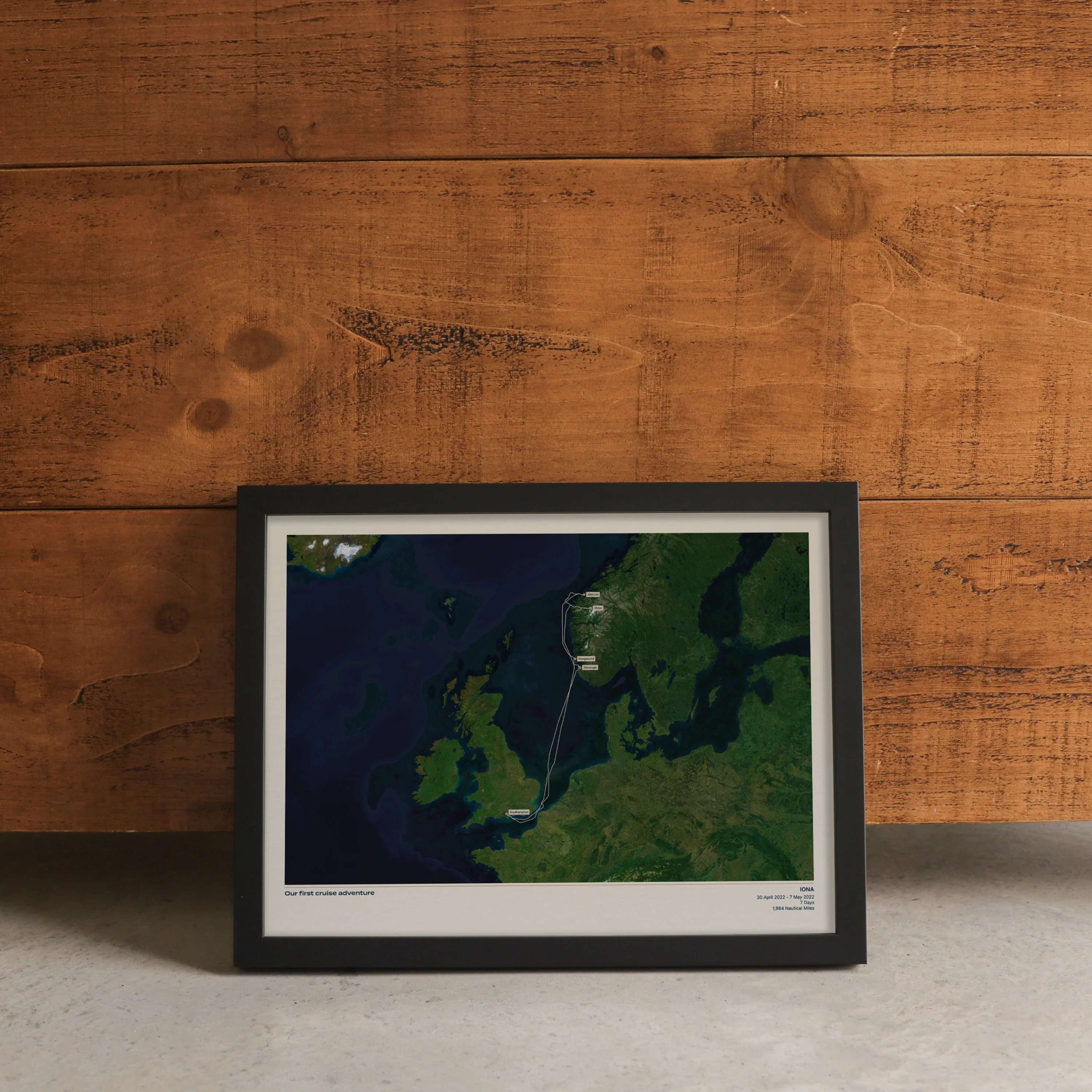 Custom Cruise Map - Satellite - Image 13