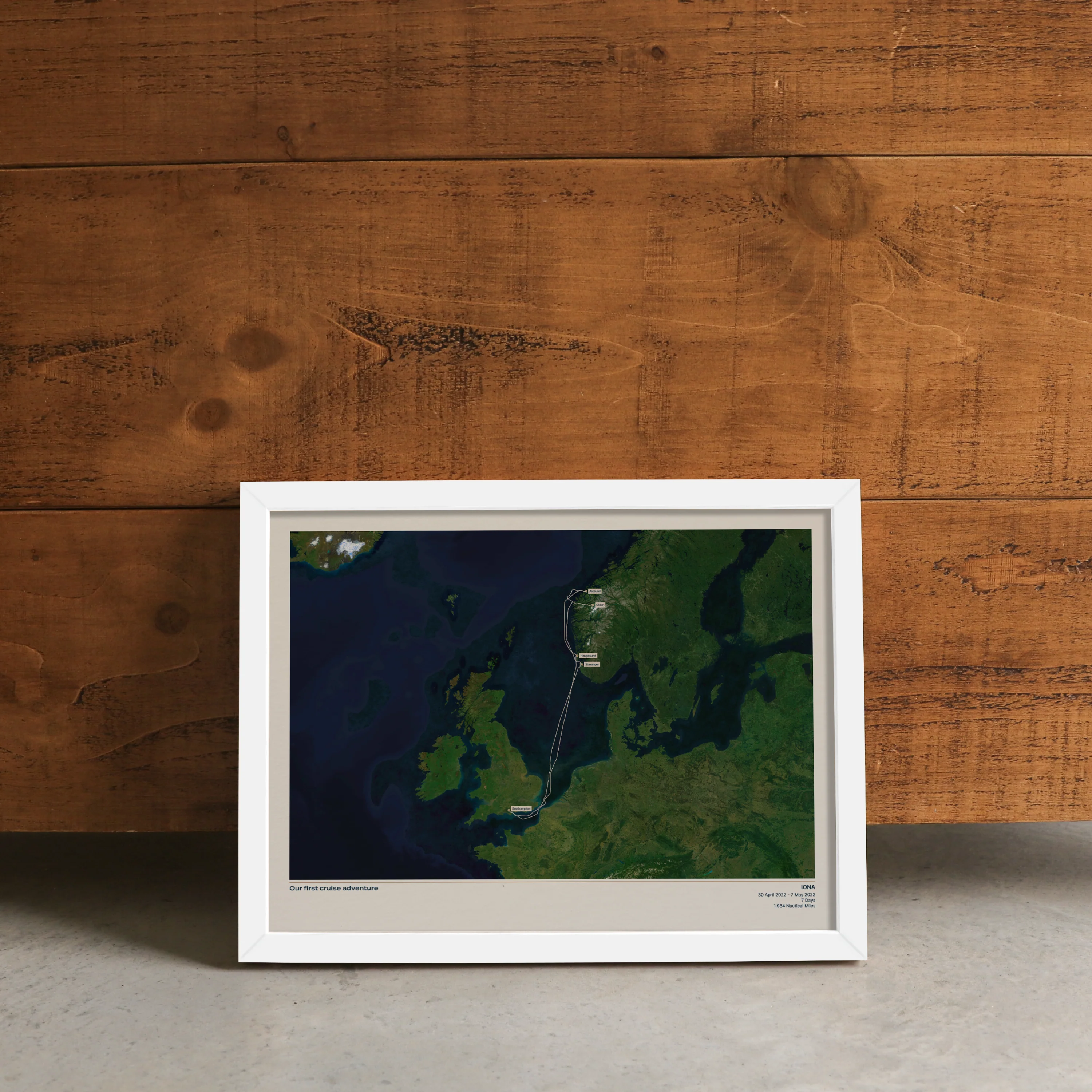 Custom Cruise Map - Satellite - Image 15