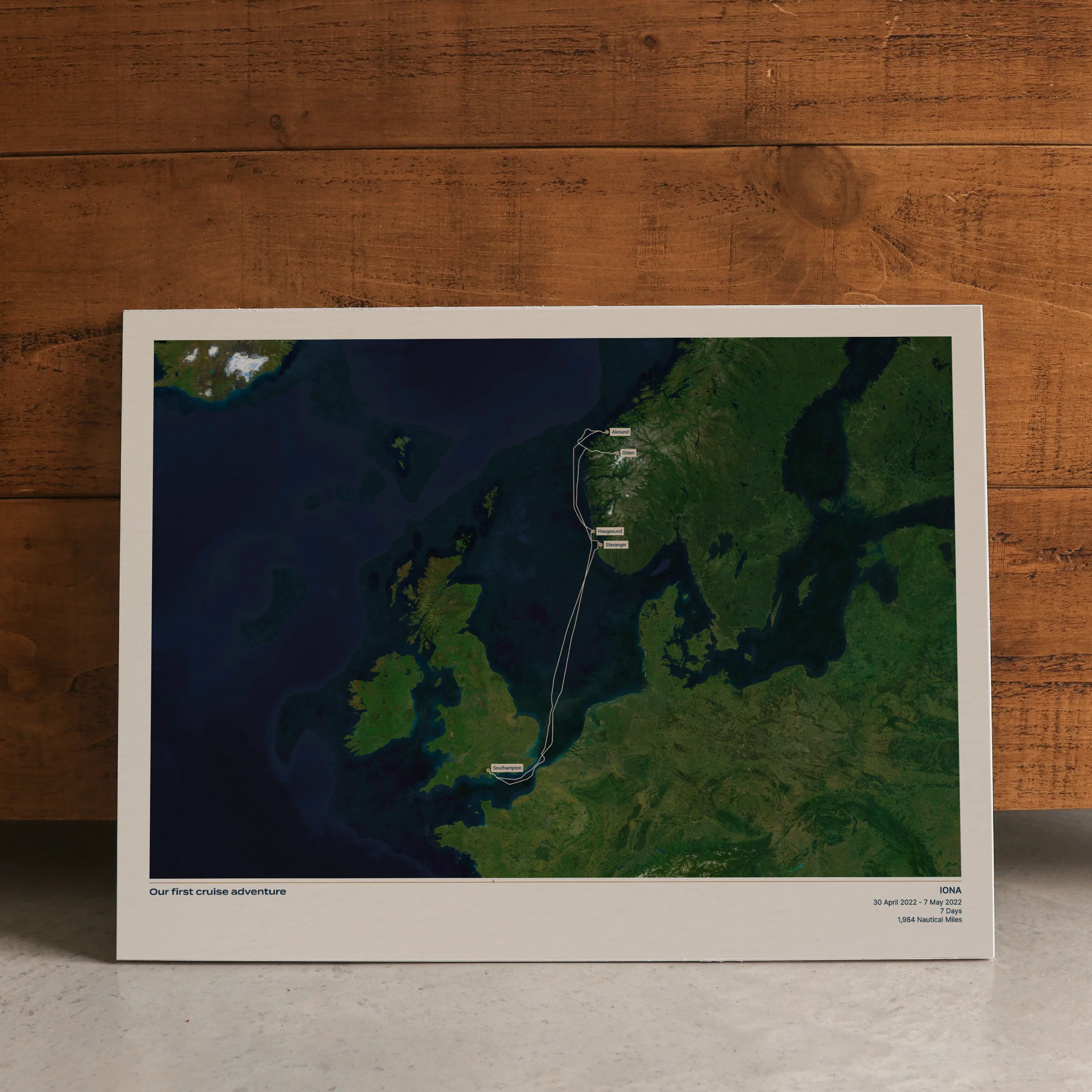 Custom Cruise Map - Satellite - Image 16