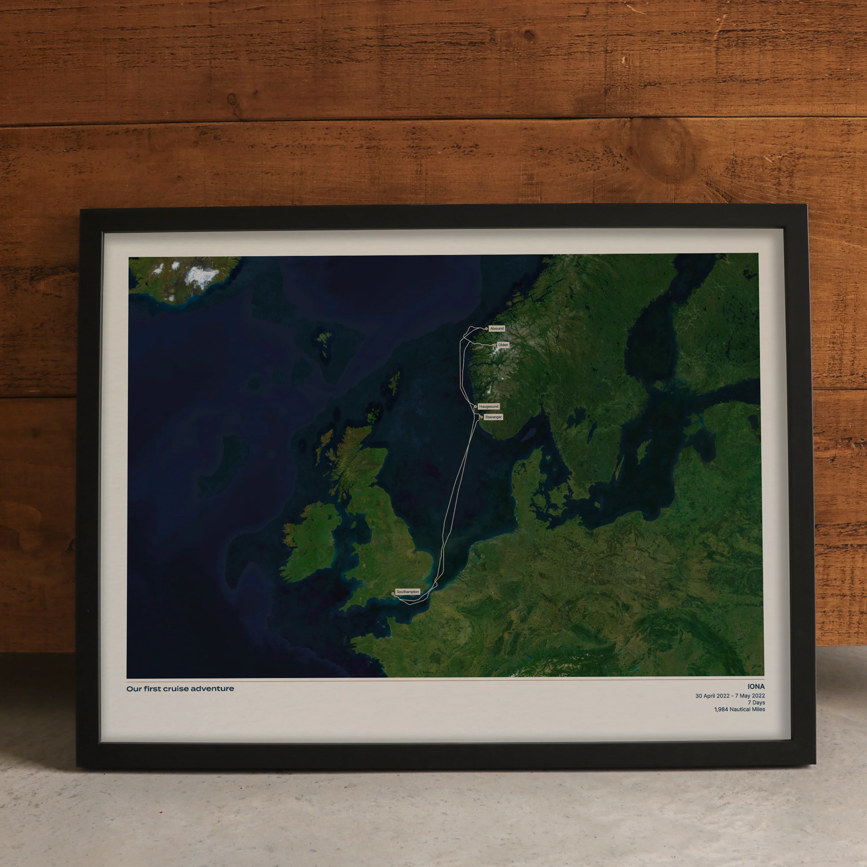 Custom Cruise Map - Satellite - Image 17