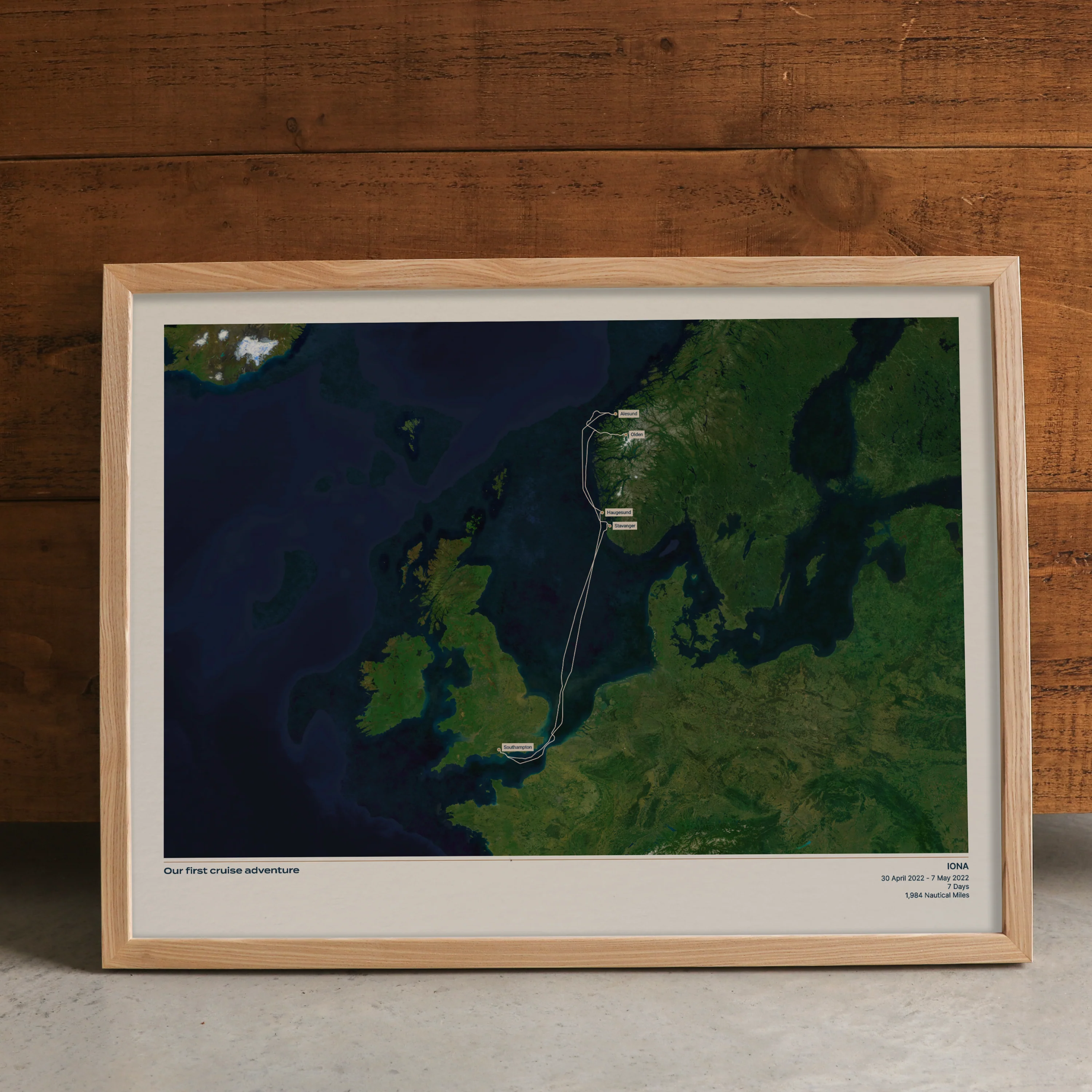 Custom Cruise Map - Satellite - Image 18