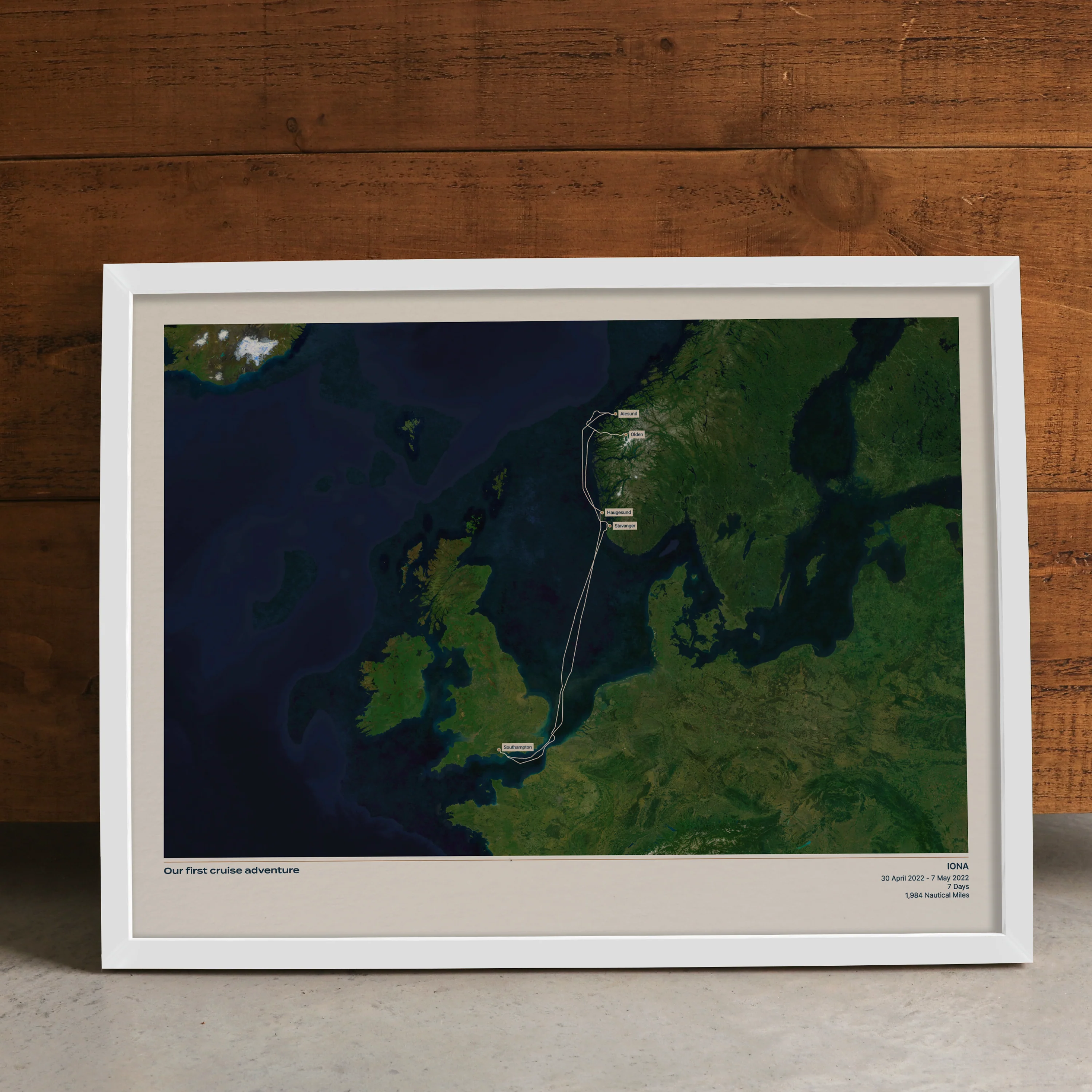 Custom Cruise Map - Satellite - Image 19