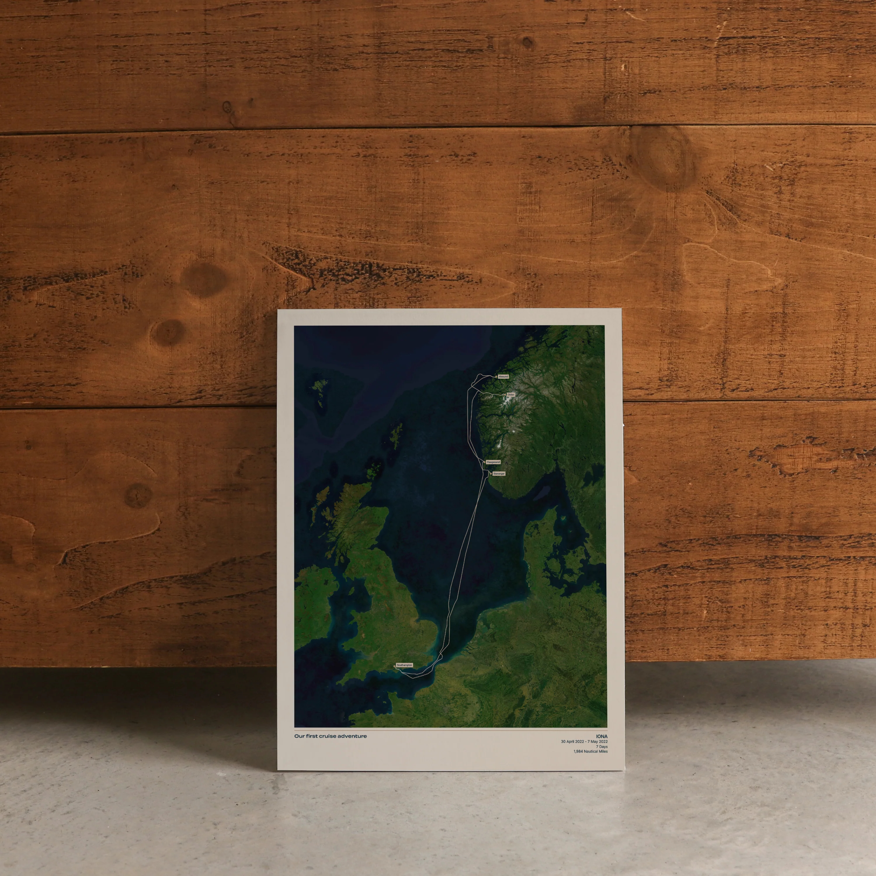 Custom Cruise Map - Satellite - Image 21