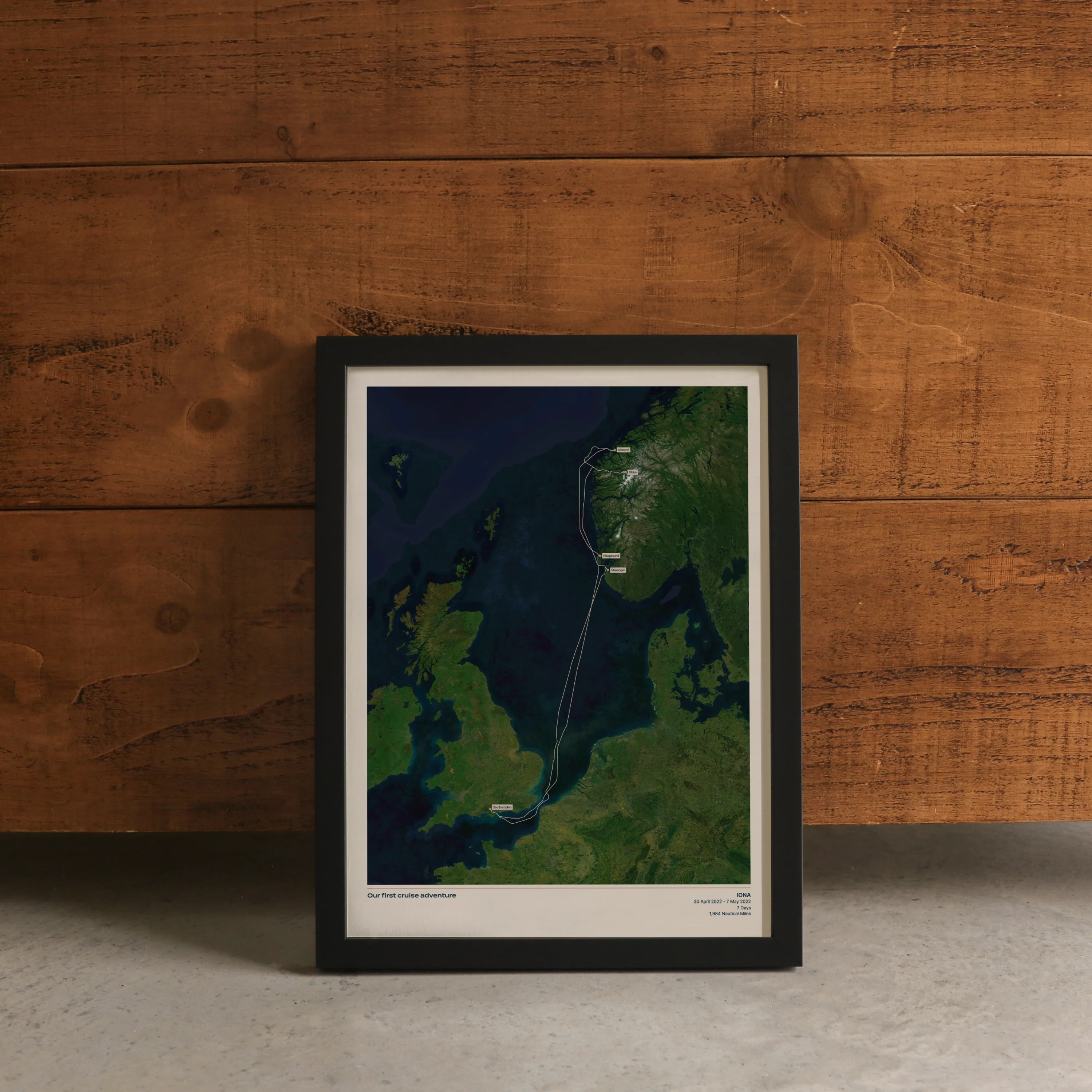 Custom Cruise Map - Satellite - Image 22