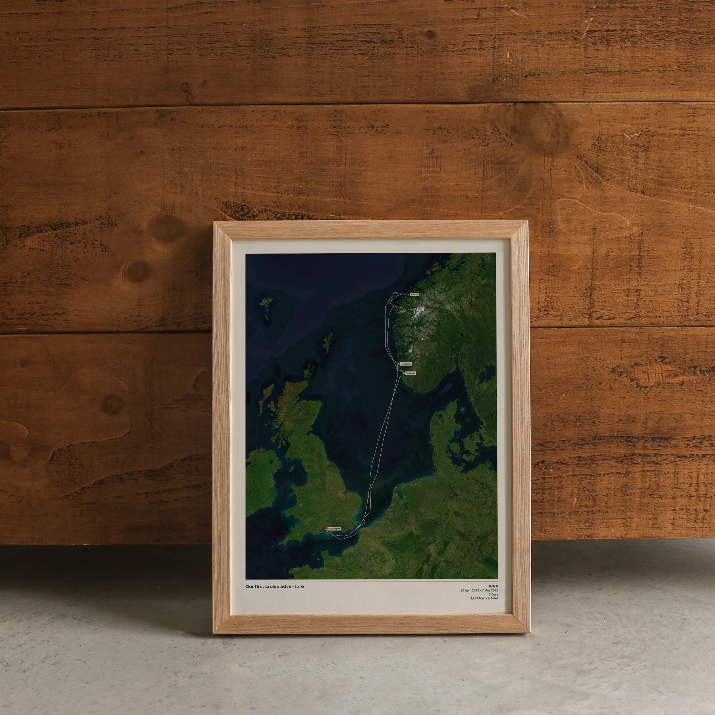 Custom Cruise Map - Satellite - Image 23