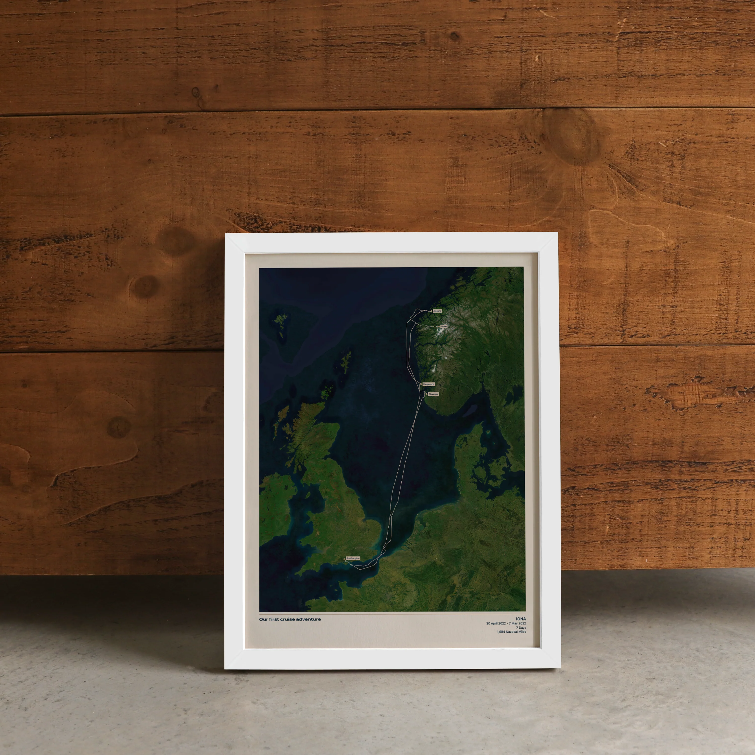 Custom Cruise Map - Satellite - Image 24