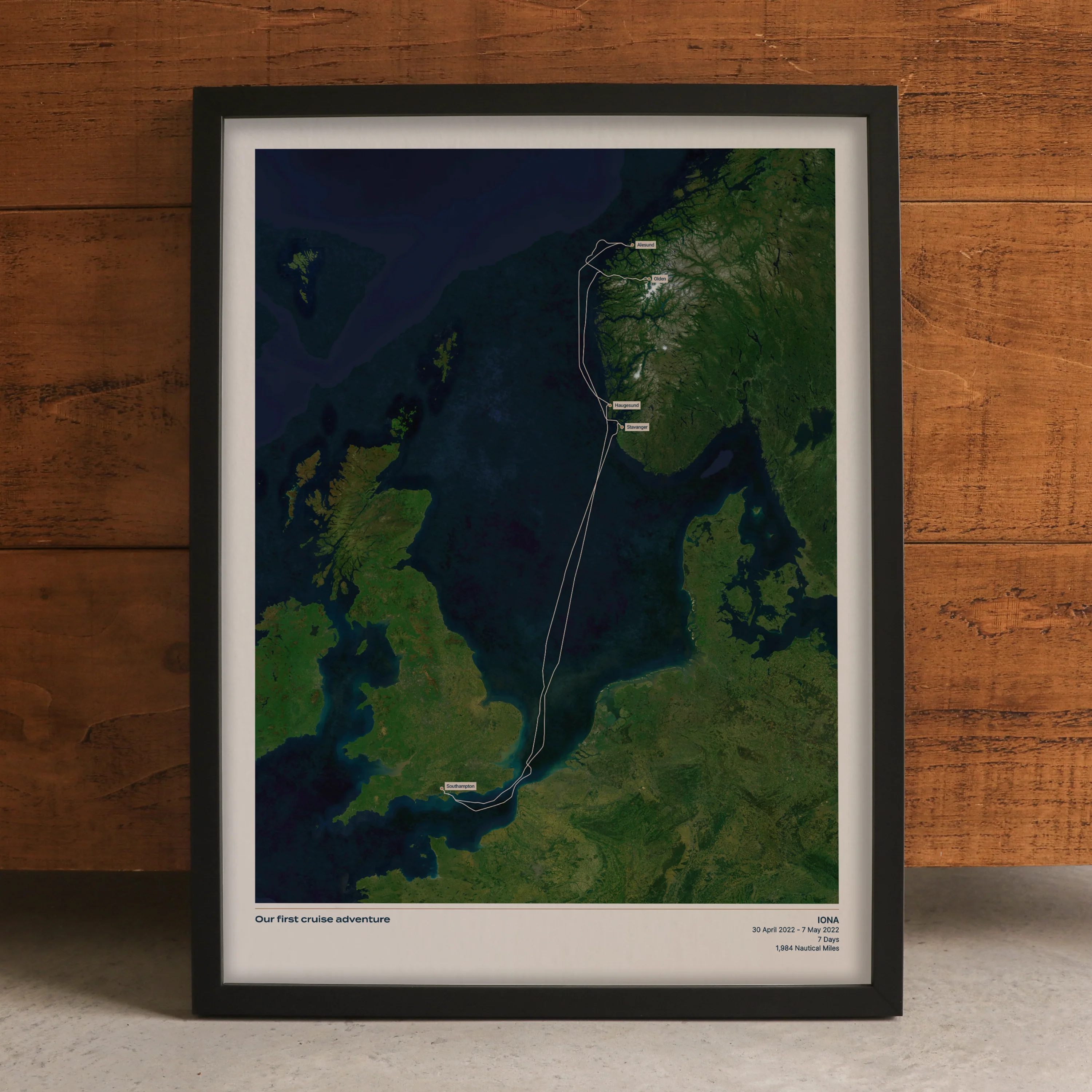 Custom Cruise Map - Satellite - Image 26