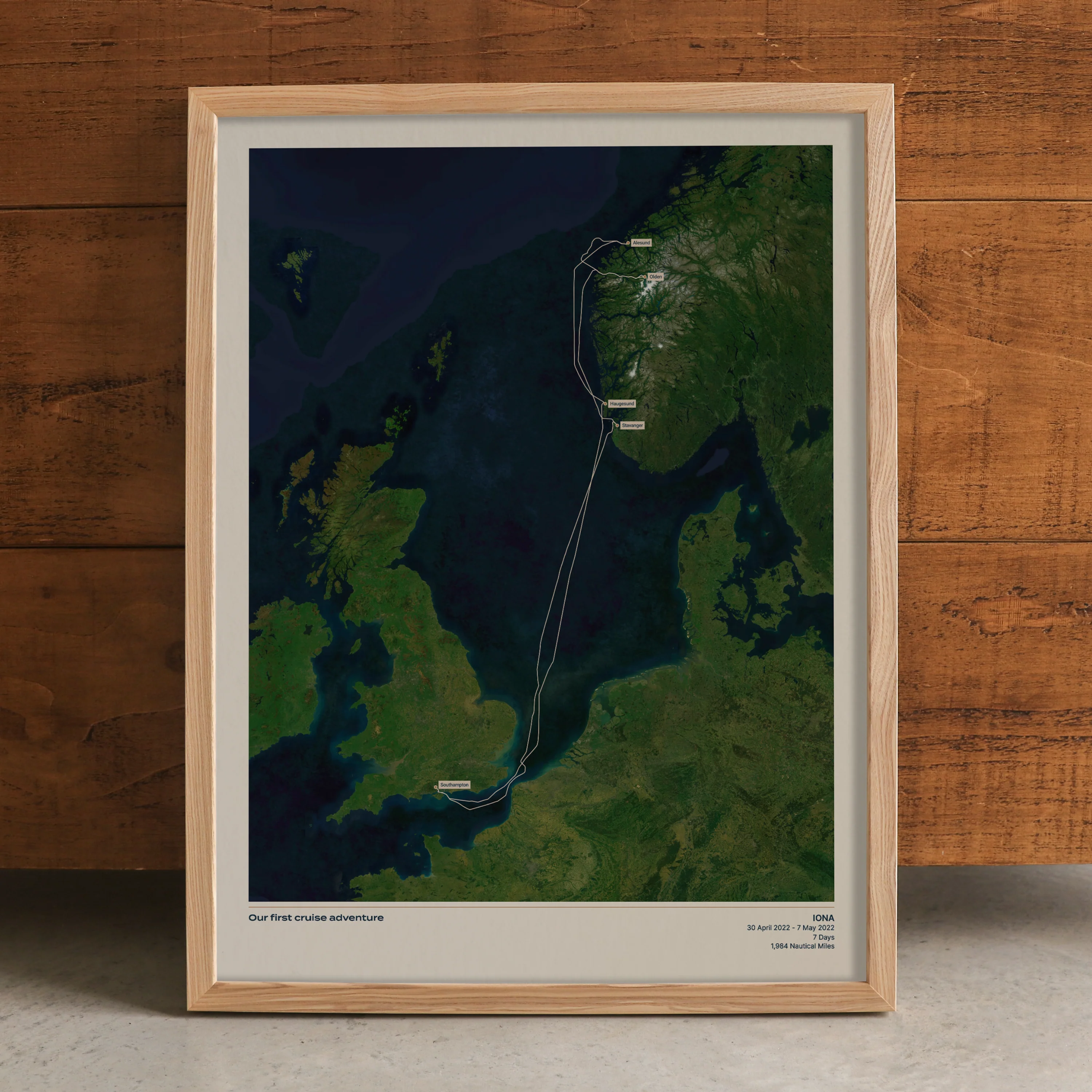 Custom Cruise Map - Satellite - Image 27