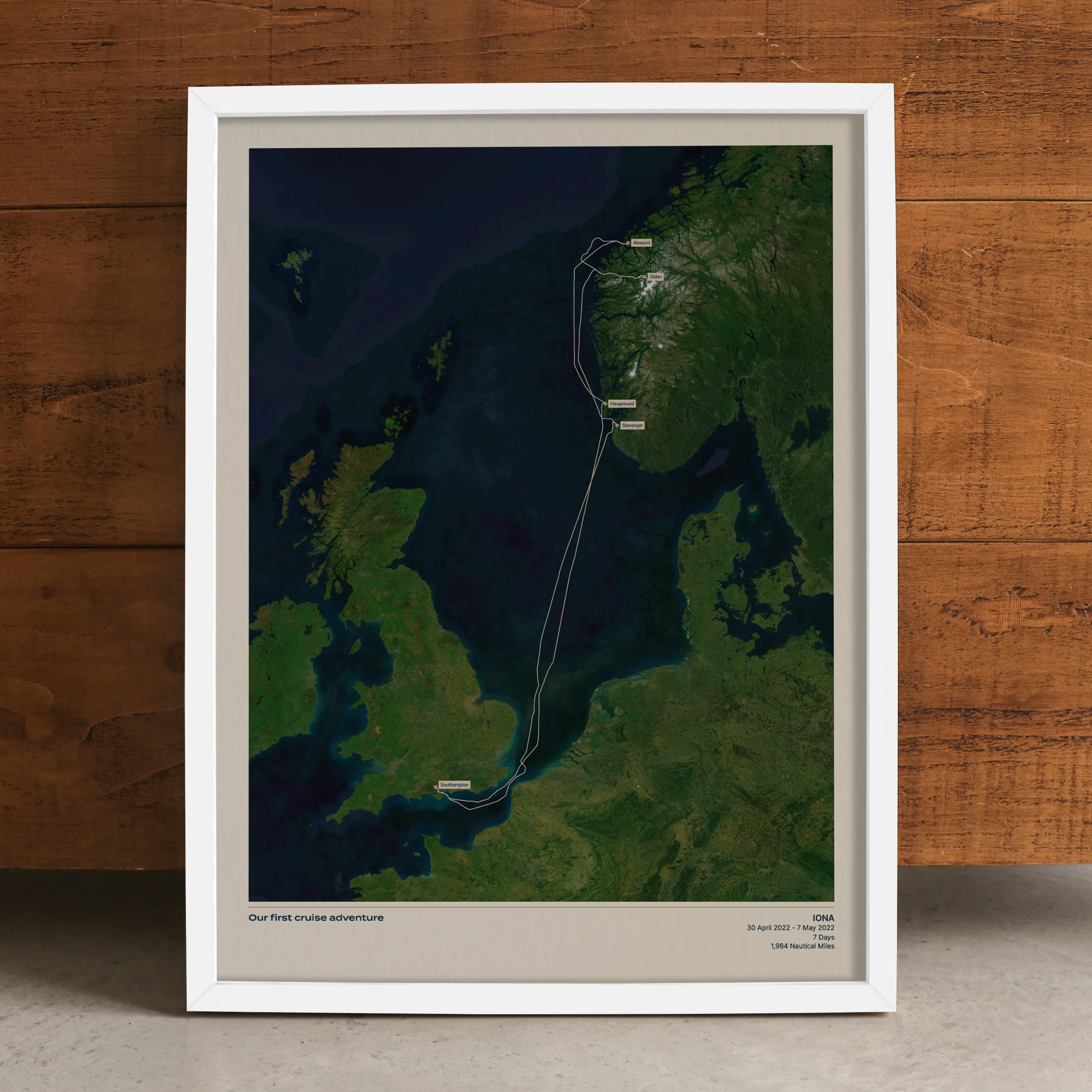 Custom Cruise Map - Satellite - Image 28