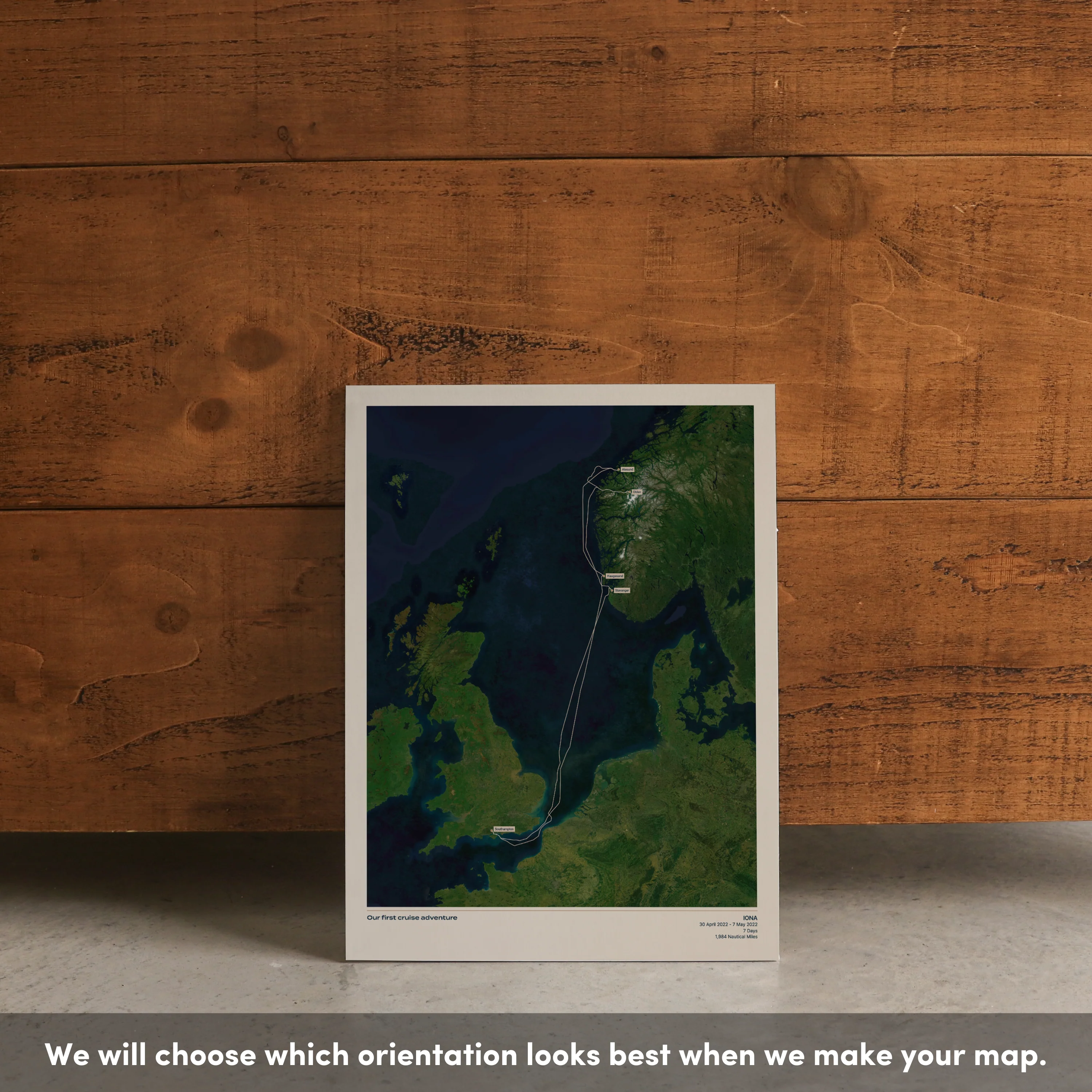 Custom Cruise Map - Satellite - Image 30