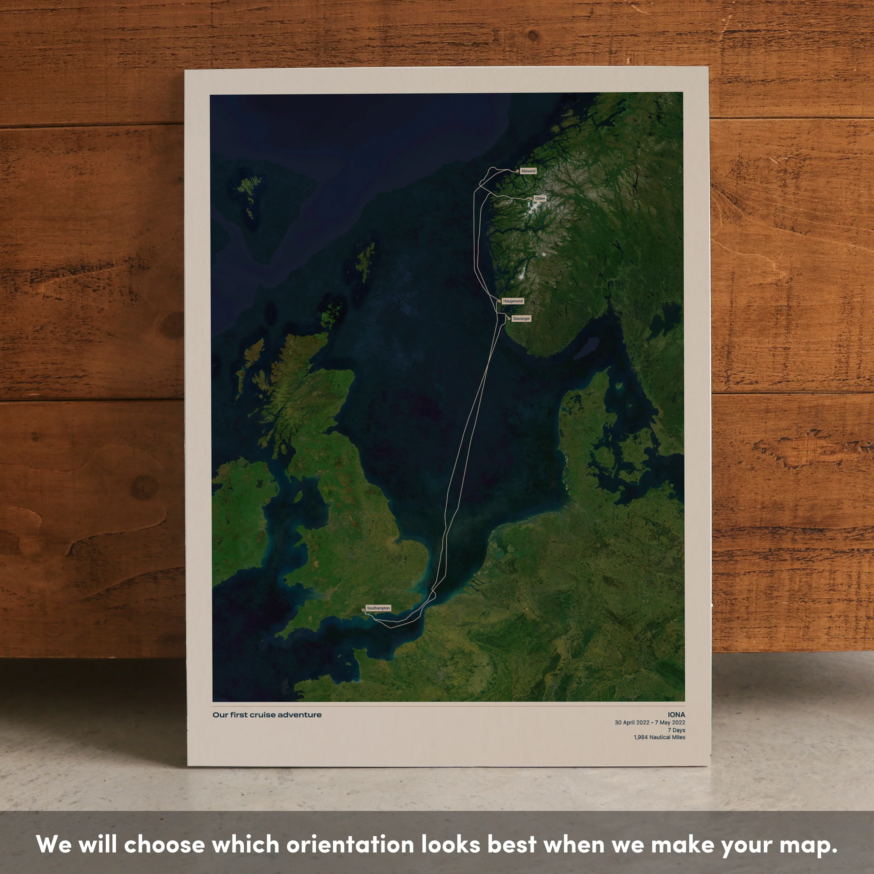 Custom Cruise Map - Satellite - Image 34