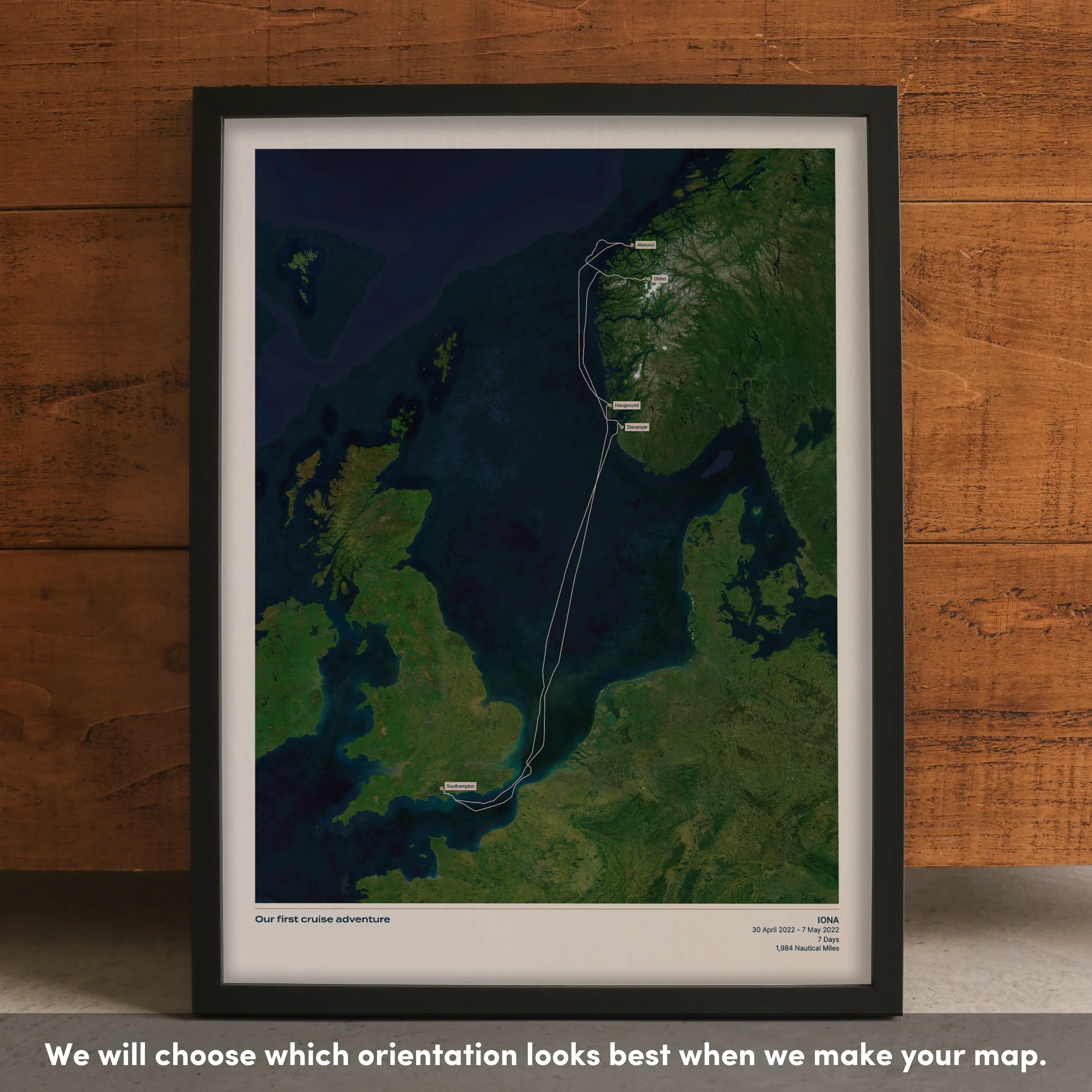 Custom Cruise Map - Satellite - Image 35