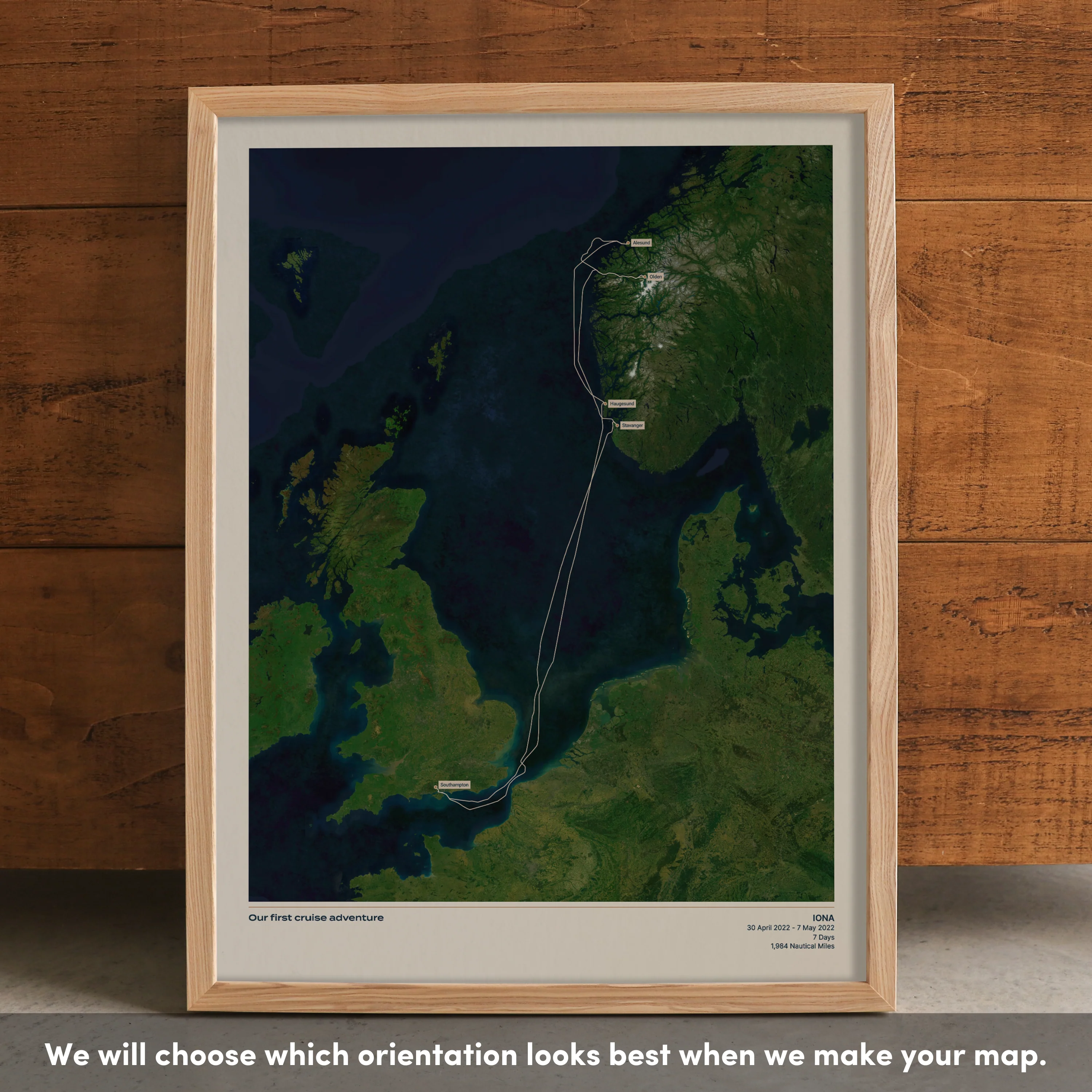 Custom Cruise Map - Satellite - Image 36