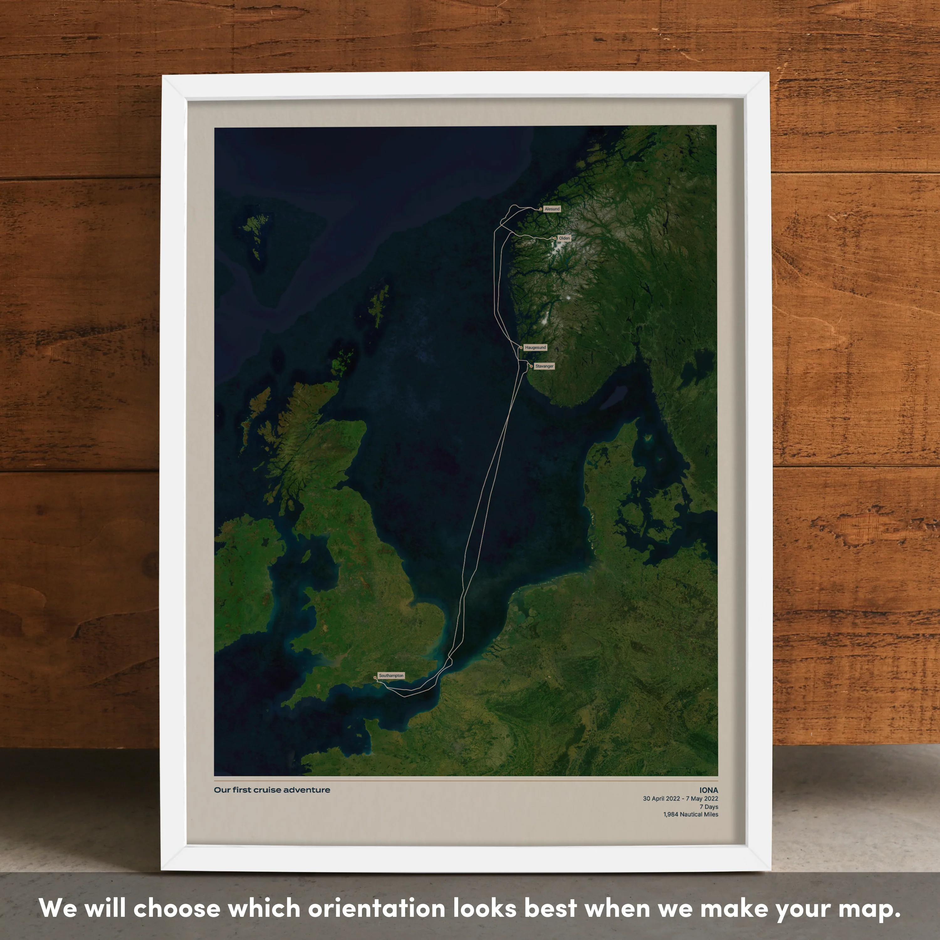 Custom Cruise Map - Satellite - Image 37