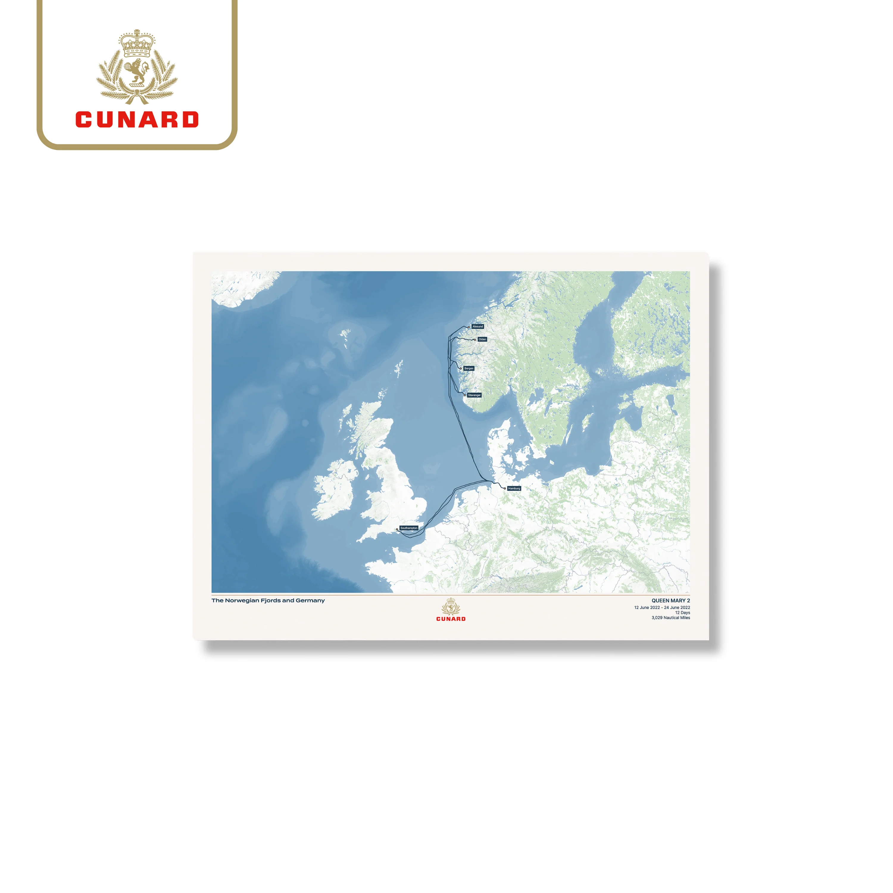 The Cunard Cruise Map - Image 14
