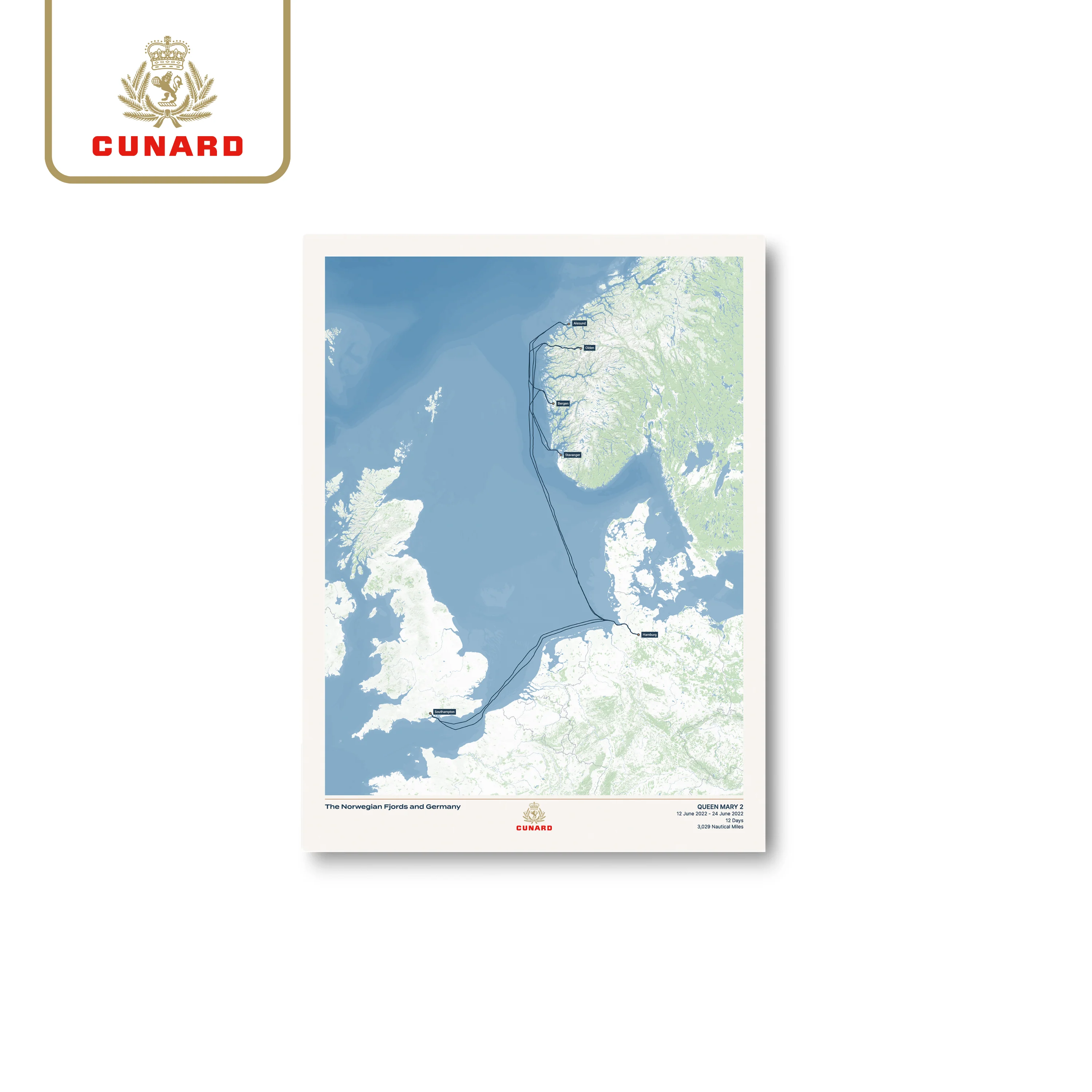 The Cunard Cruise Map - Image 15