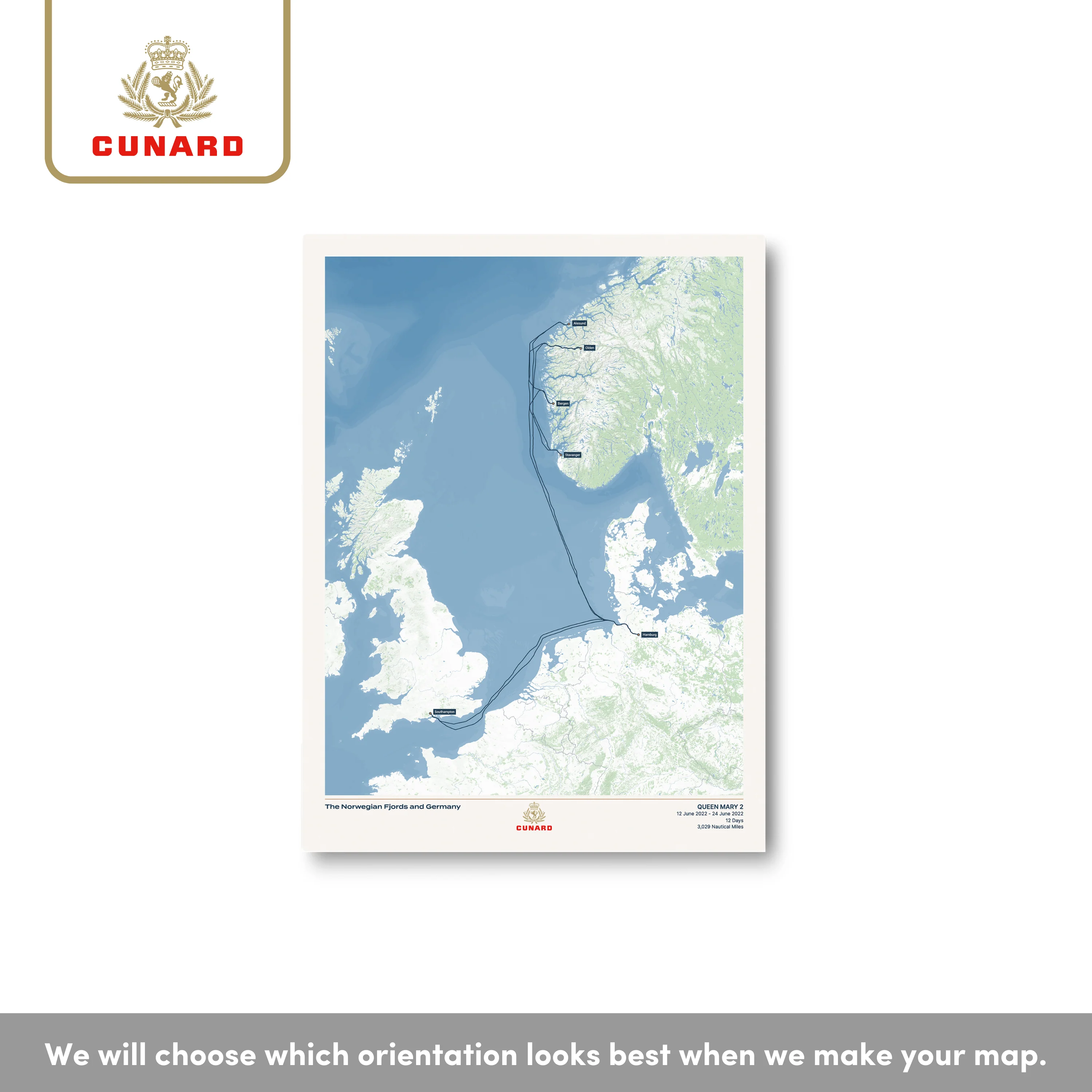 The Cunard Cruise Map - Image 16