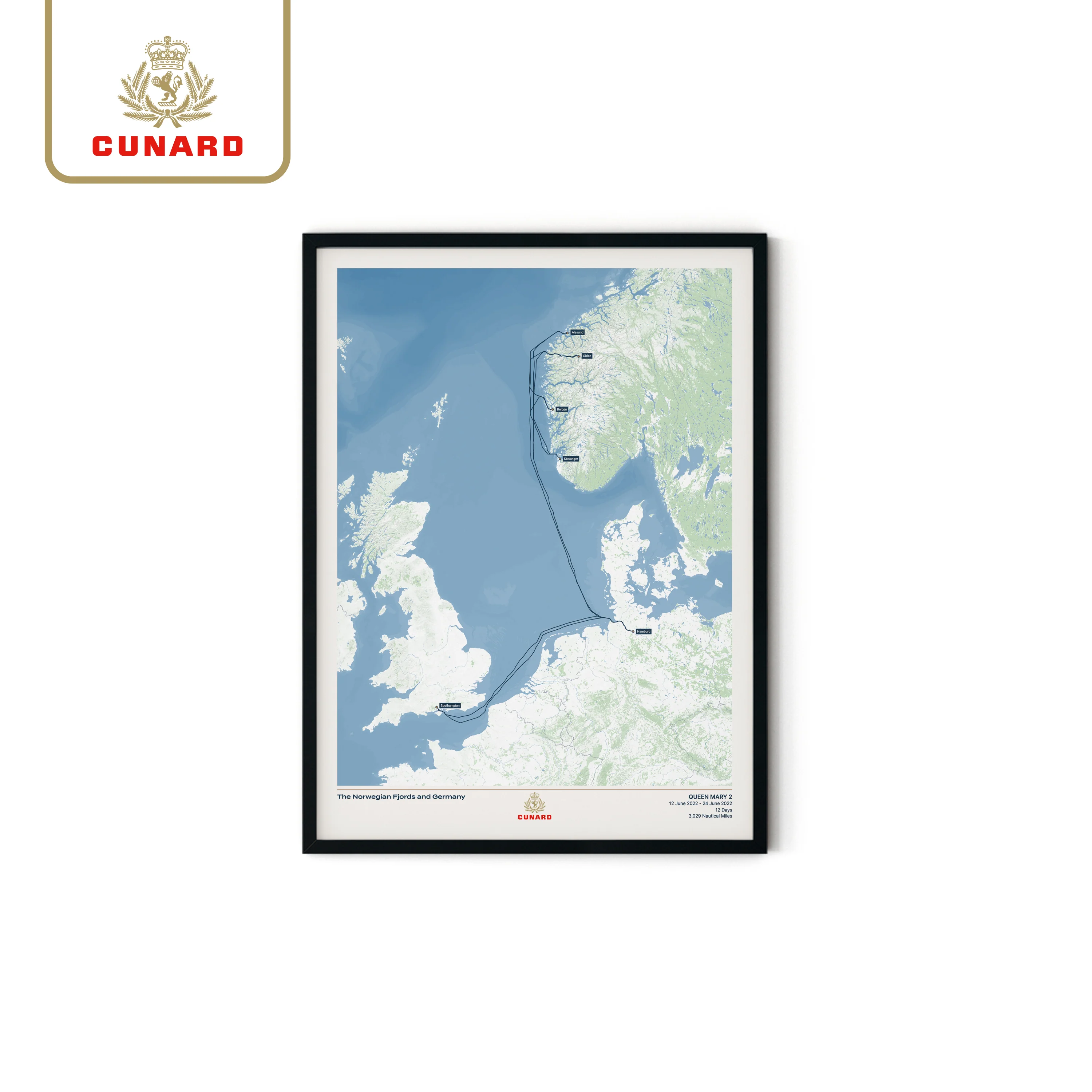 The Cunard Cruise Map - Image 18
